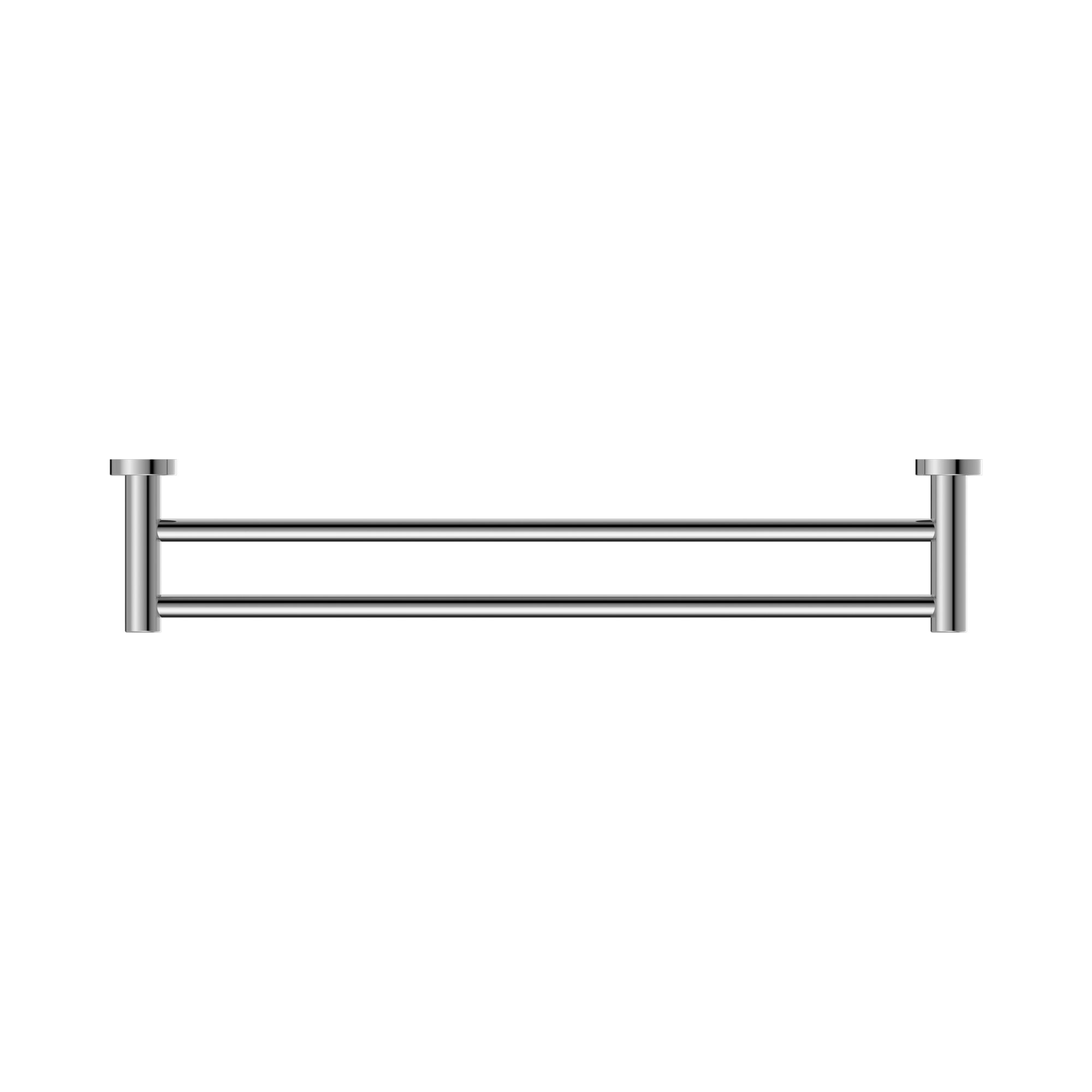 NR2024d CH Classic Double Towel Rail 600mm Chrome image 3
