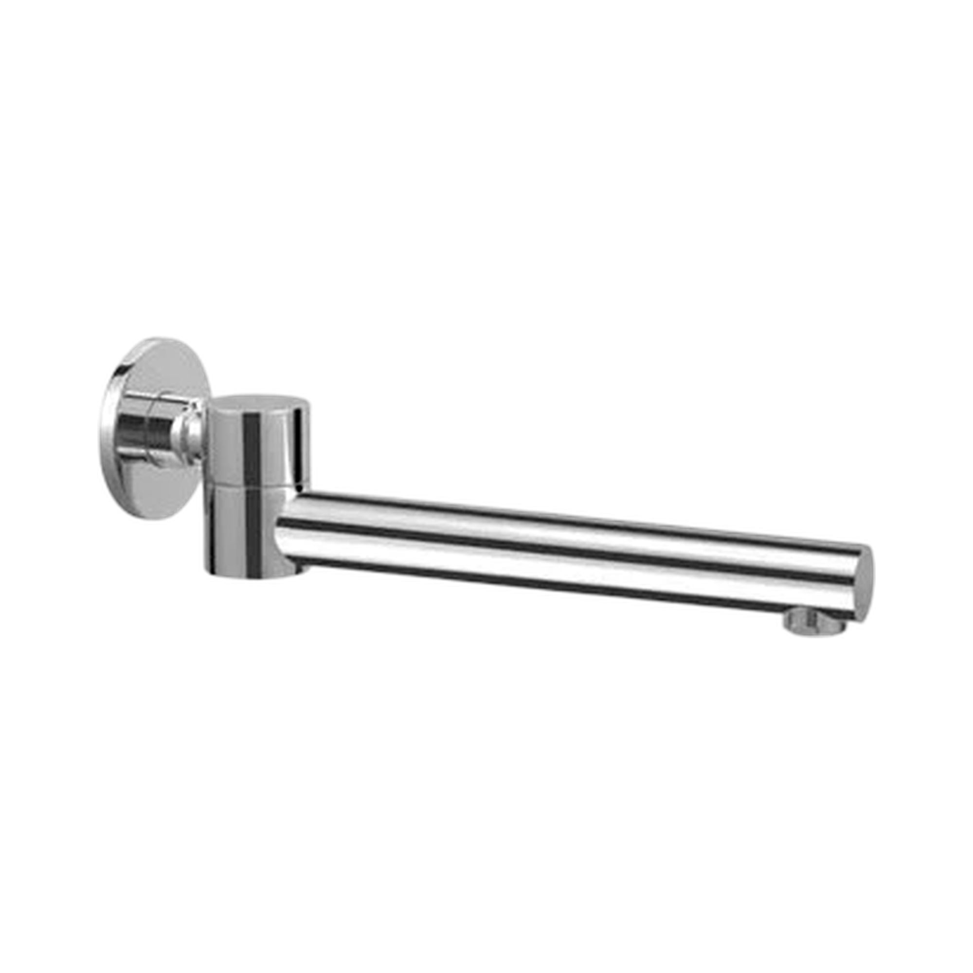 NR202 CH Dolce Wall Mounted Swivel Bath Spout Only Chrome image 1