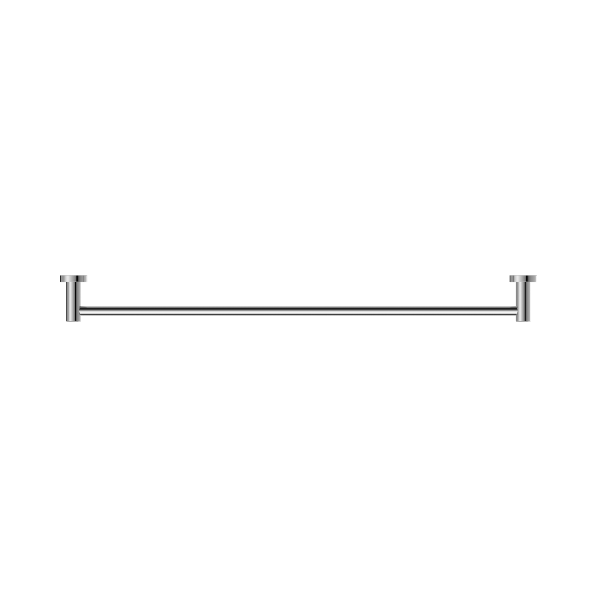 NR2030 CH Classic Single Towel Rail 800mm Chrome image 3