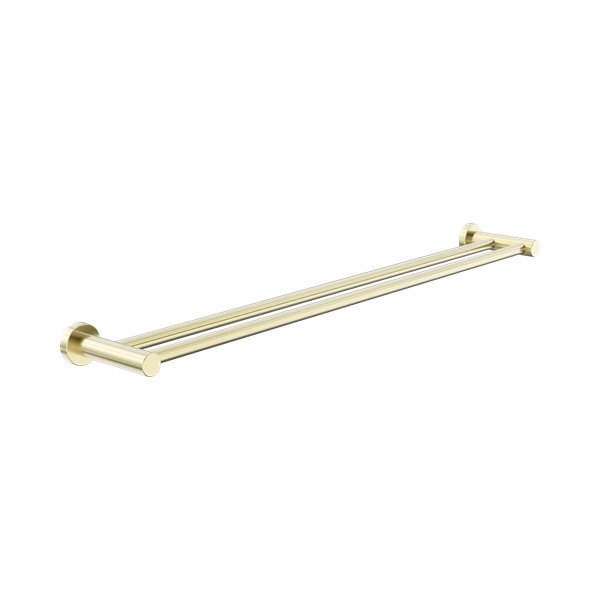 NR2030d BG Dolce II Double Towel Rail 800mm Brushed Gold Thumb