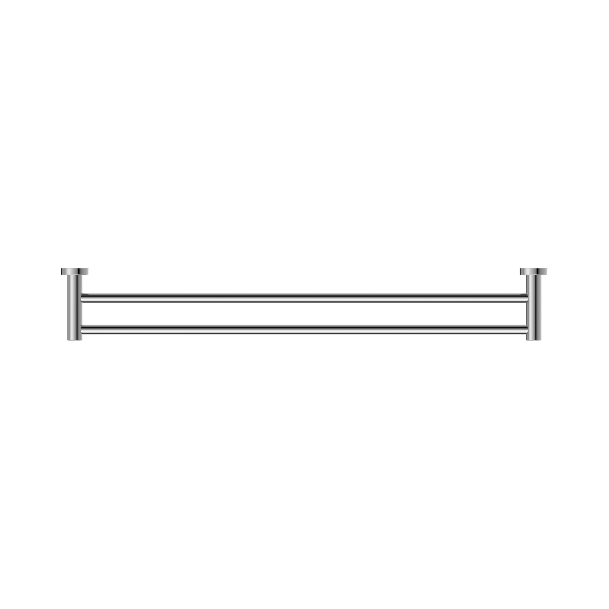 NR2030d CH Classic Double Towel Rail 800mm Chrome image 3