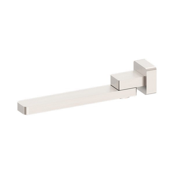 NR206 BN Celia Swivel Bath Spout Only Brushed Nickel Thumb