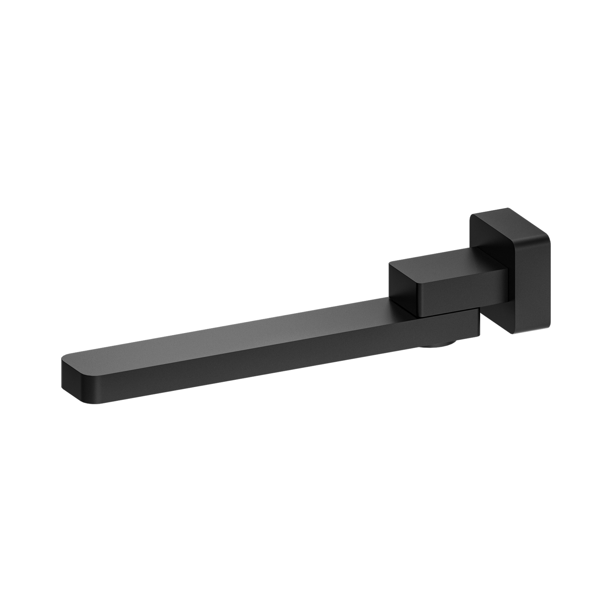 NR206 MB Celia Swivel Bath Spout Only Matte Black image 1