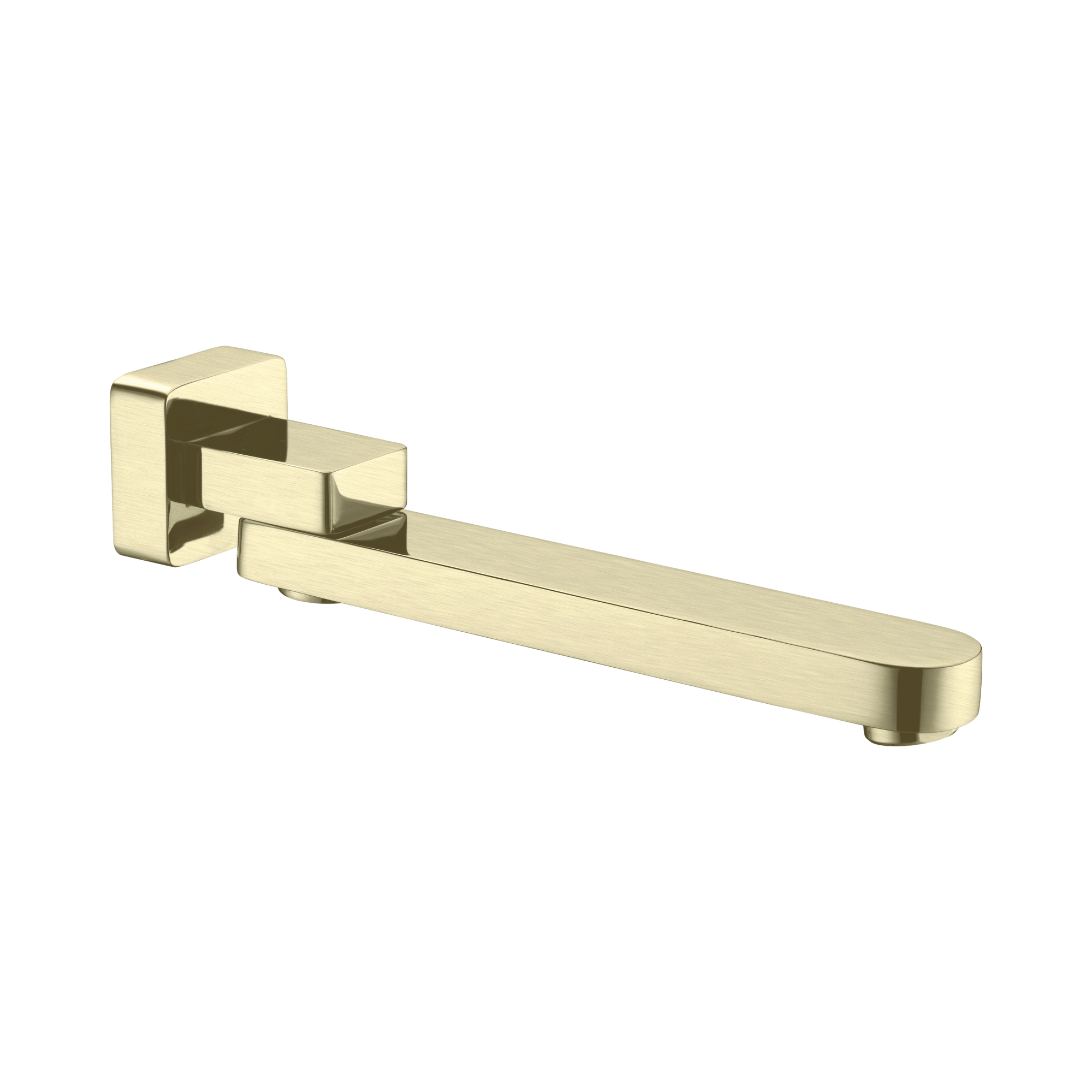 NR207 BG Bianca Swivel Bath Spout Only Brushed Gold image 1
