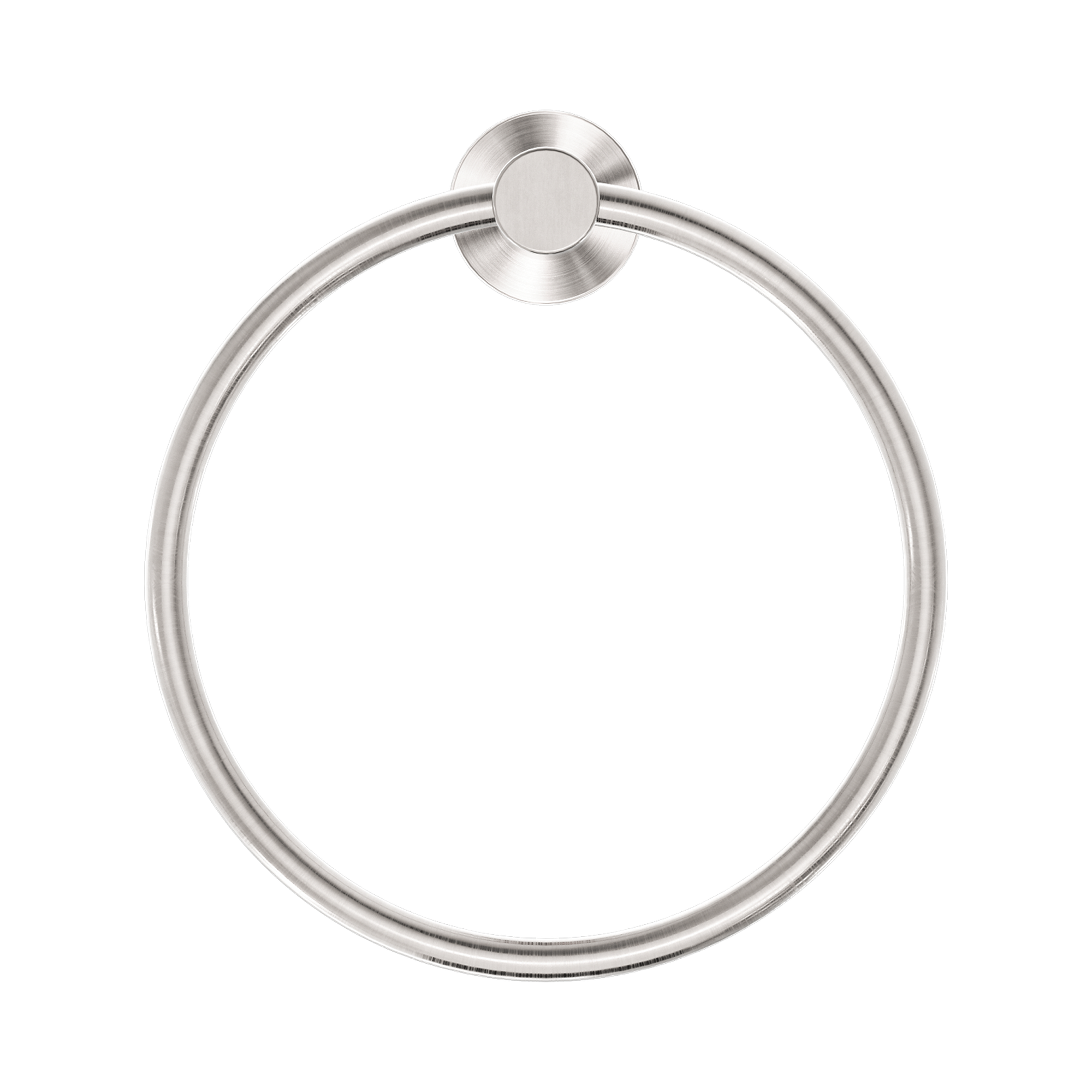 NR2080 BN Classic Hand Towel Ring Brushed Nickel image 2