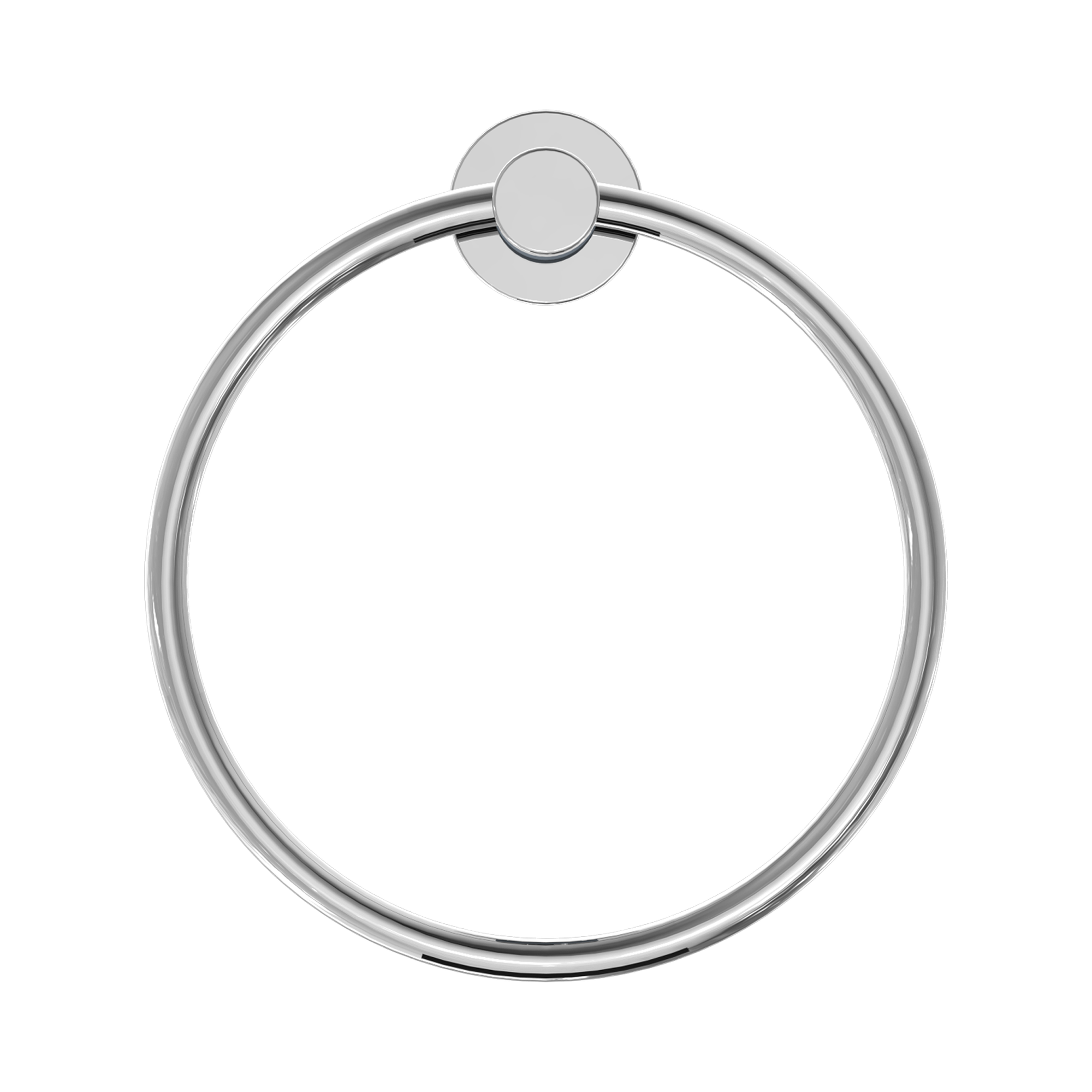 NR2080 CH Classic Hand Towel Ring Chrome image 2