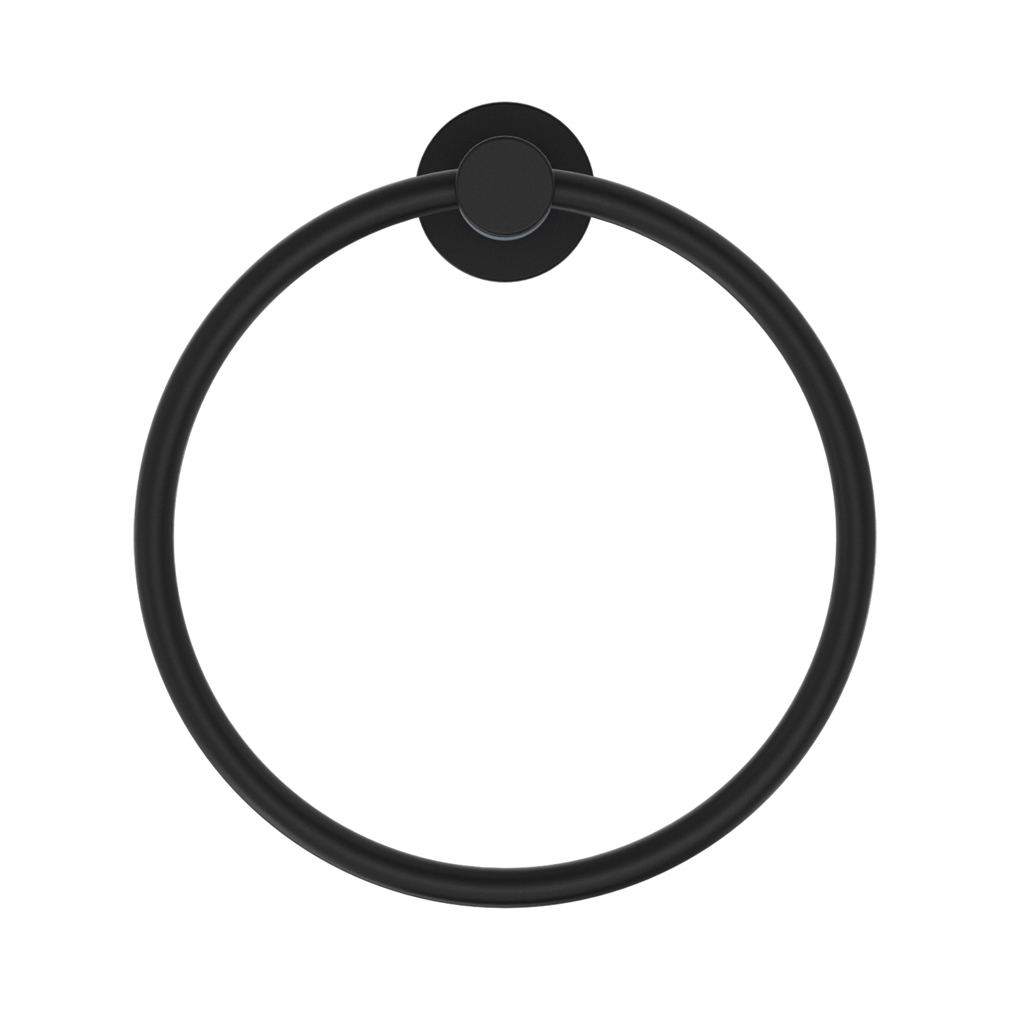 NR2080 MB Classic Hand Towel Ring Matte Black image 2