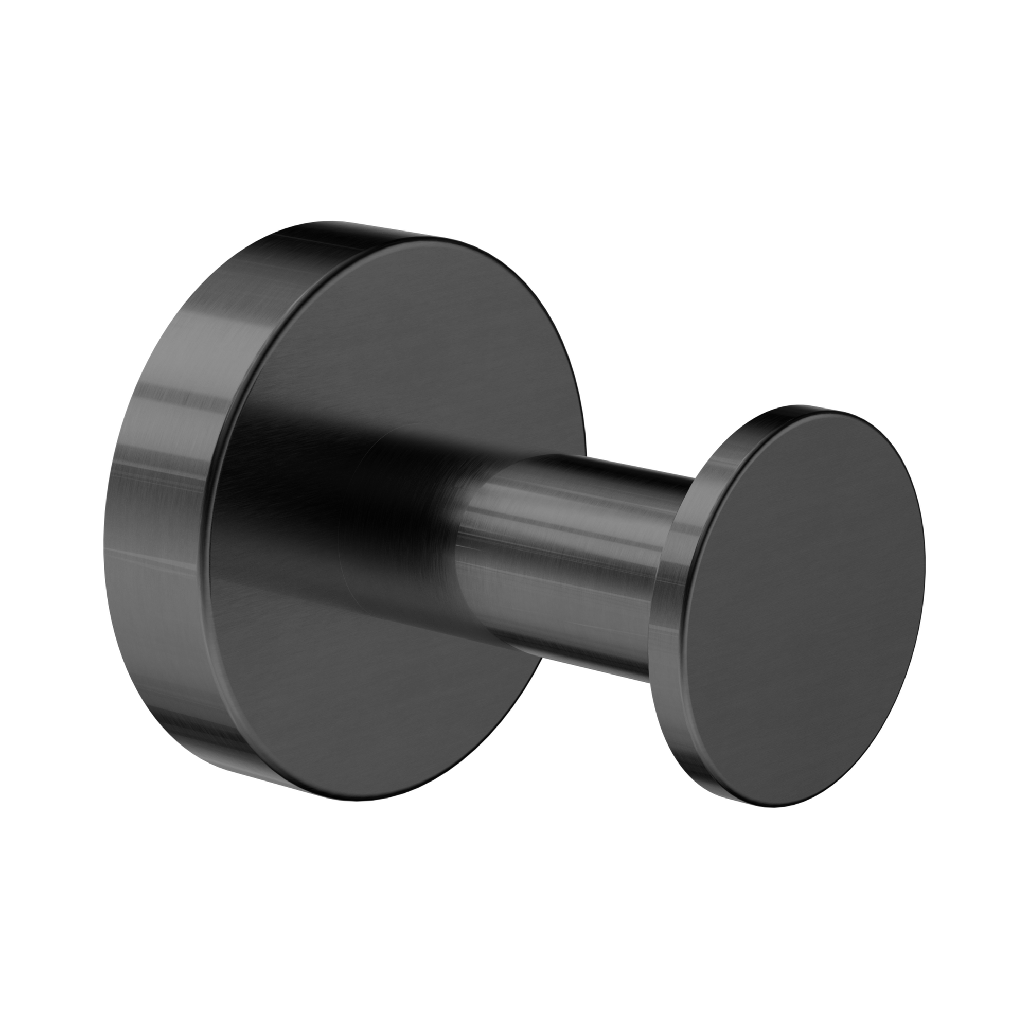 NR2082 GM Dolce II Robe Hook Gun Metal image 1