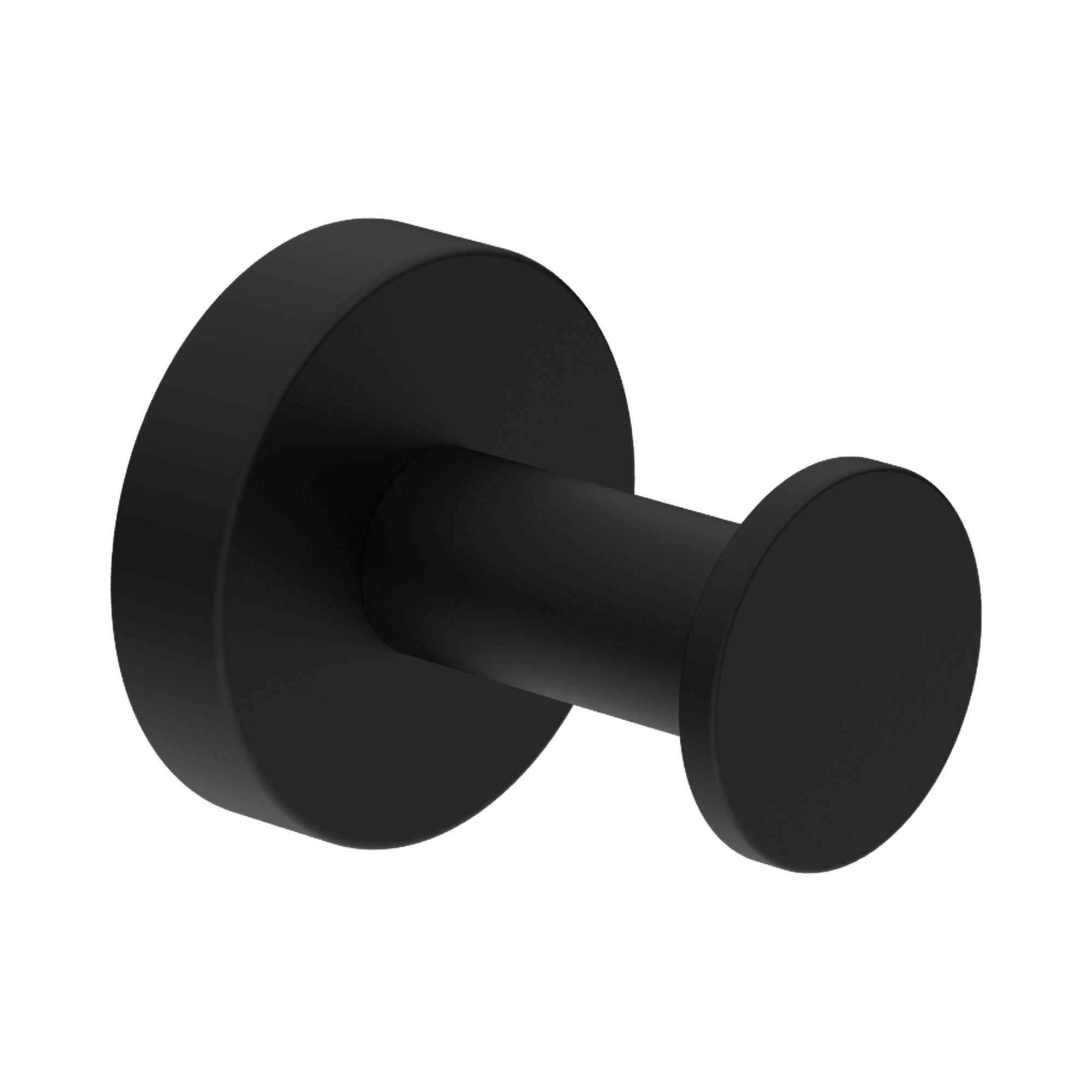 NR2082 MB Classic Robe Hook Matte Black image 1