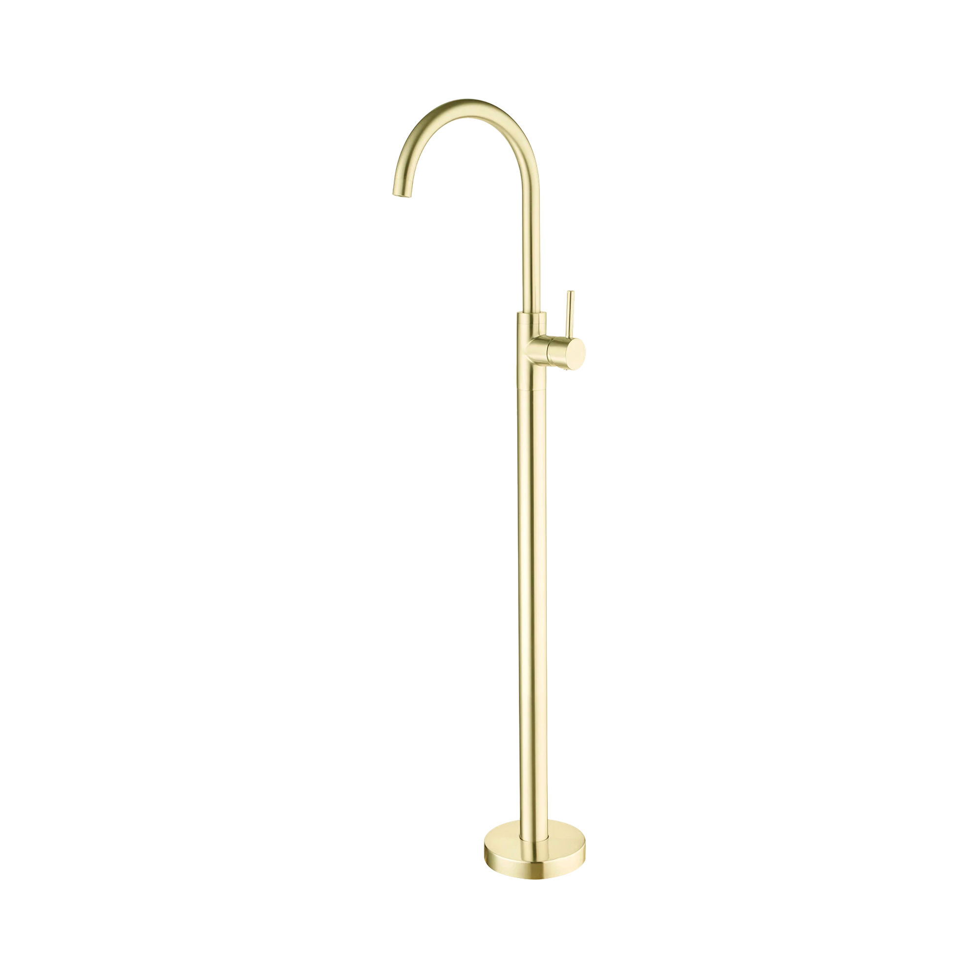 NR210903a01 BG Mecca Freestanding Bath Mixer Brushed Gold image 1