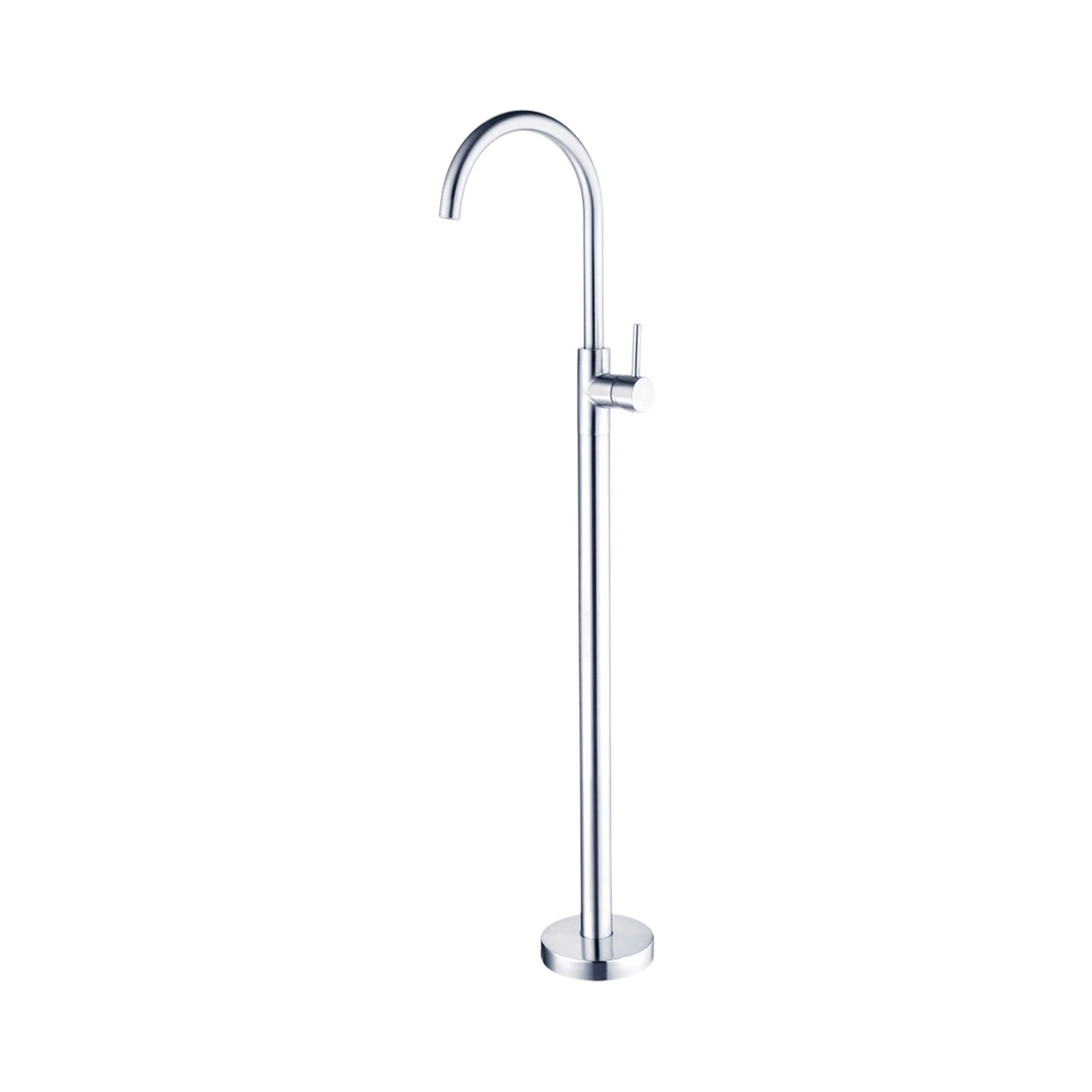 NR210903a01 CH Mecca Freestanding Bath Mixer Chrome image 1