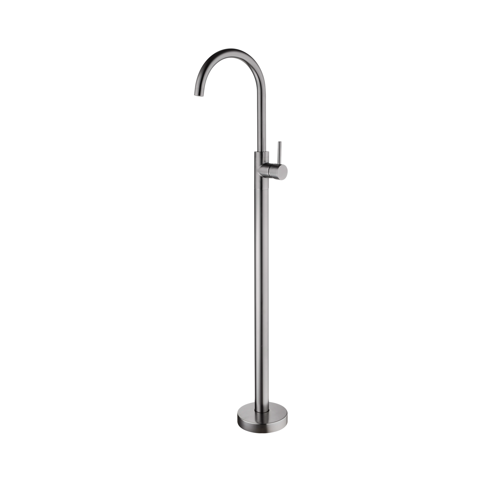 NR210903a01 GR Mecca Freestanding Bath Mixer Graphite image 1