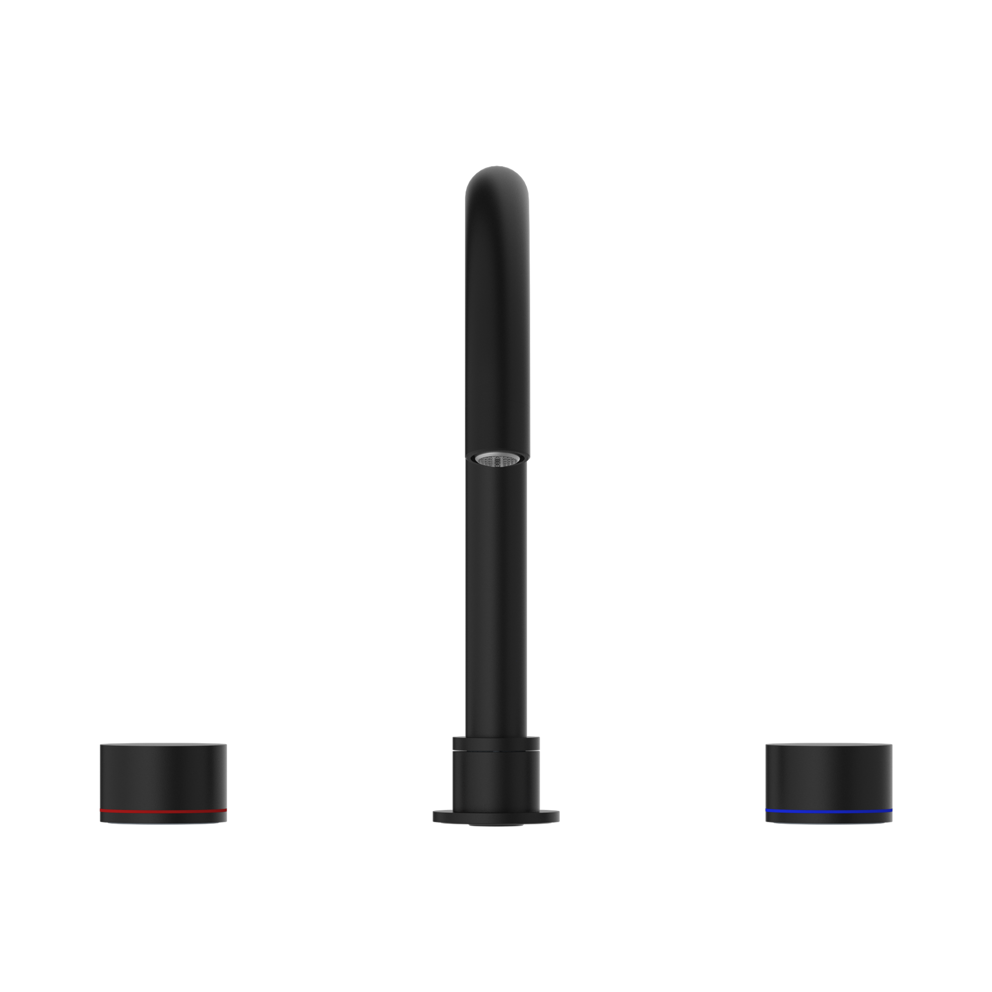 NR211703 MB Kara Bath Set Matte Black image 2