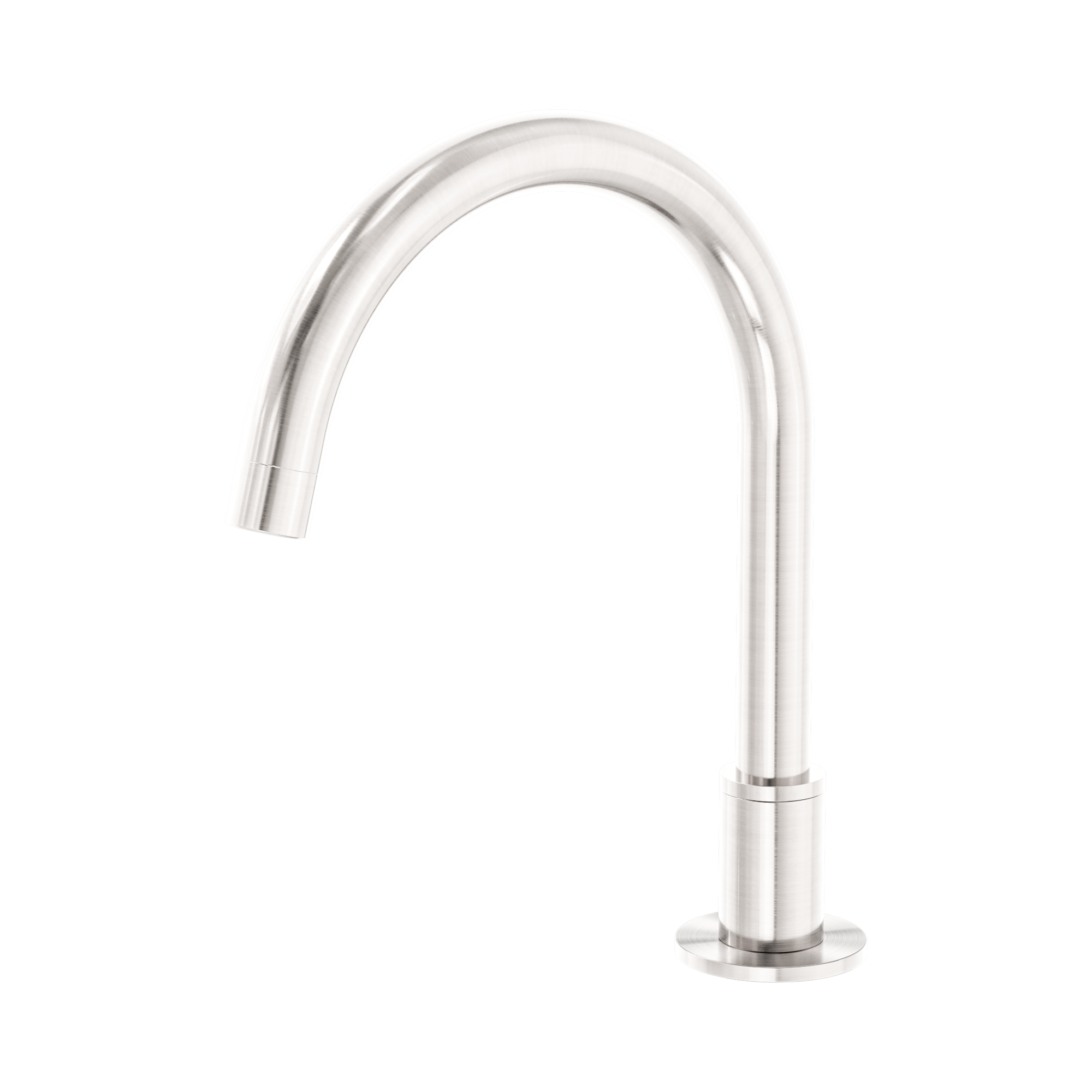 NR211703b BN Kara Hob Mount Bath Spout Only G1 2 Female Inlet Brushed Nickel image 1