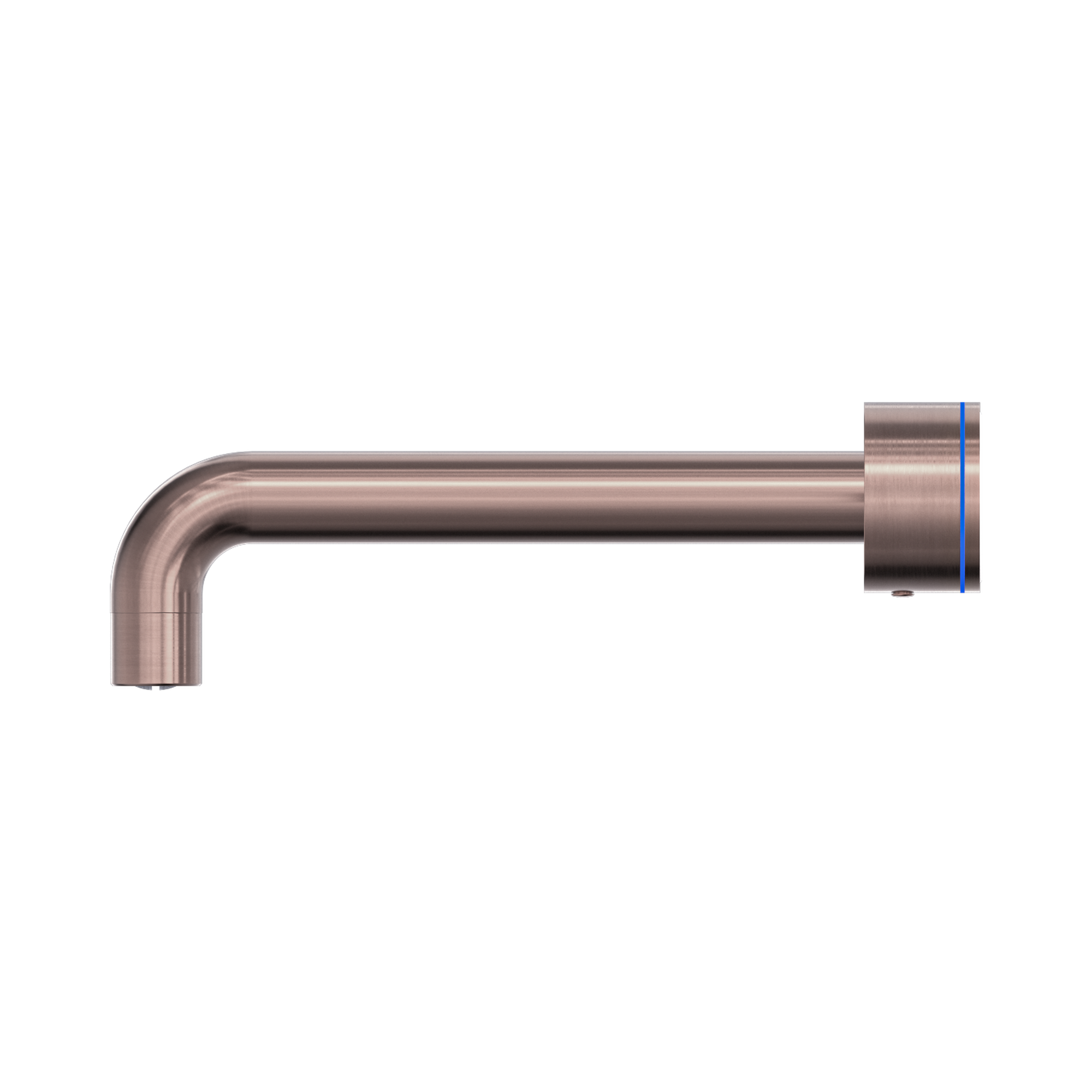 NR211707a217 BZ Kara Wall Basin Set 215mm Brushed Bronze image 2