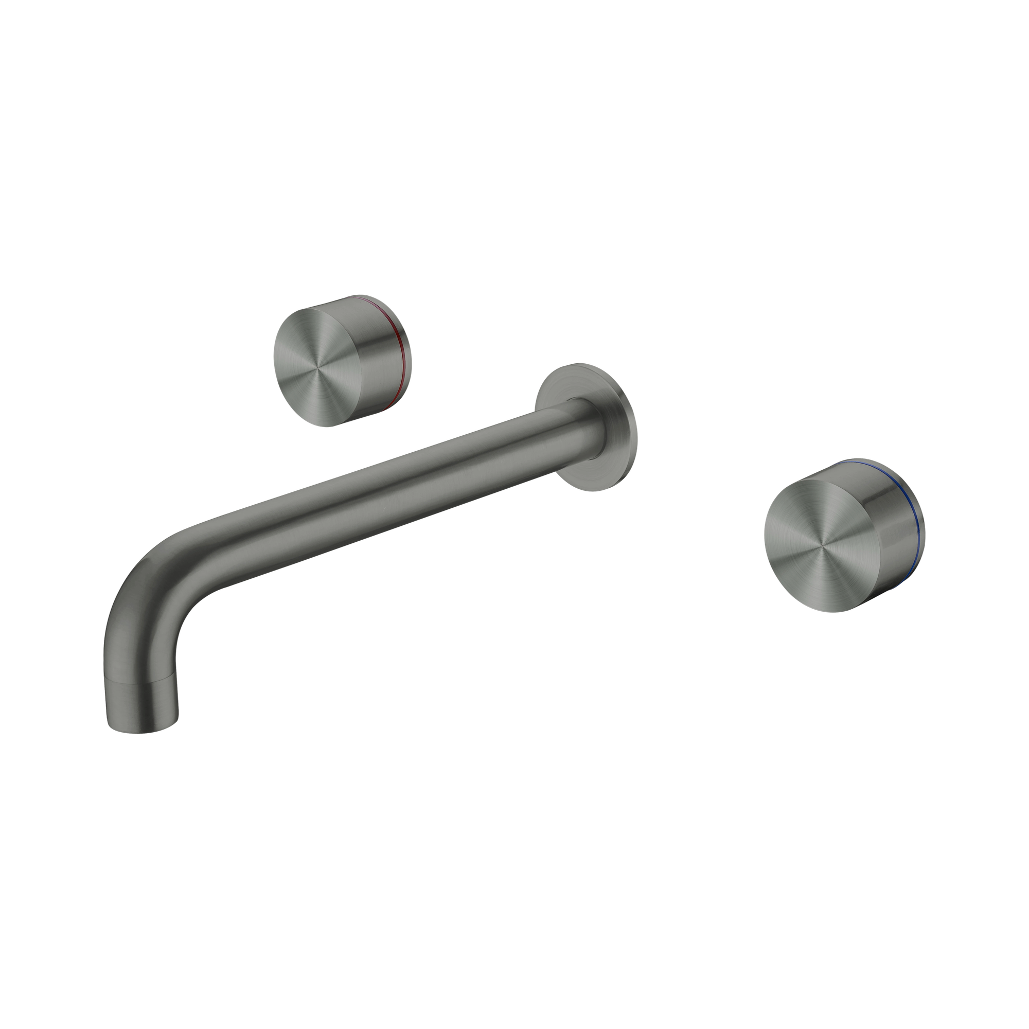 NR211707a217 GM Kara Wall Basin Set 215mm Gun Metal image 1