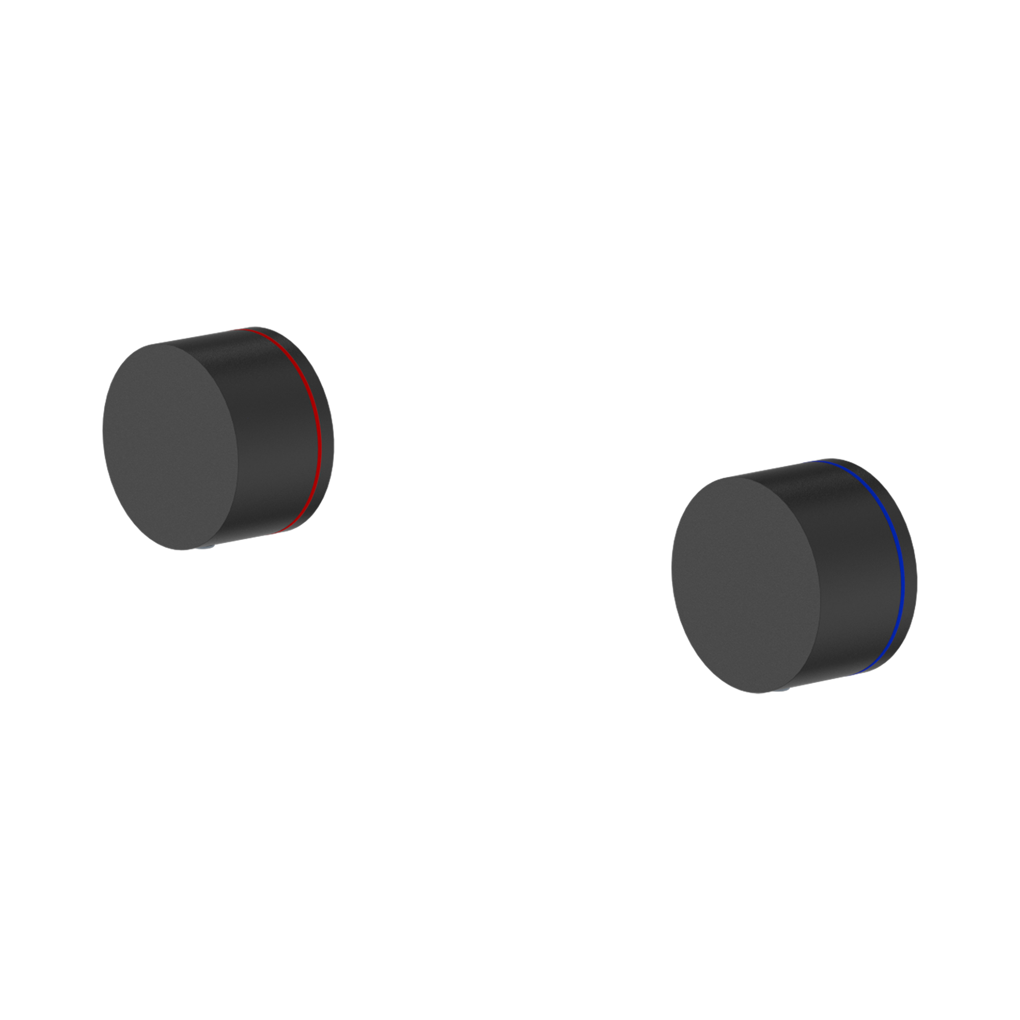 NR211709 MB Kara Wall Top Assemblies Matte Black image 1