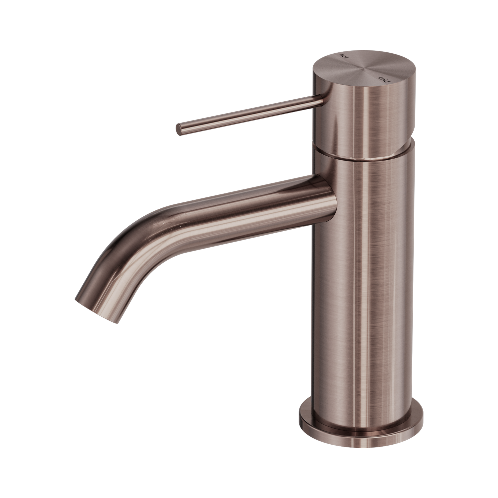 NR221901 BZ Mecca Basin Mixer Brushed Bronze image 1