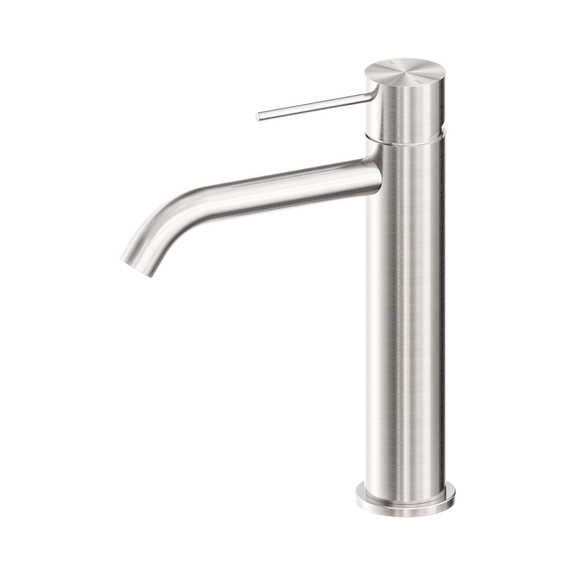 NR221901 EBN Mecca Mid Tall Basin Mixer Brushed Nickel image 1