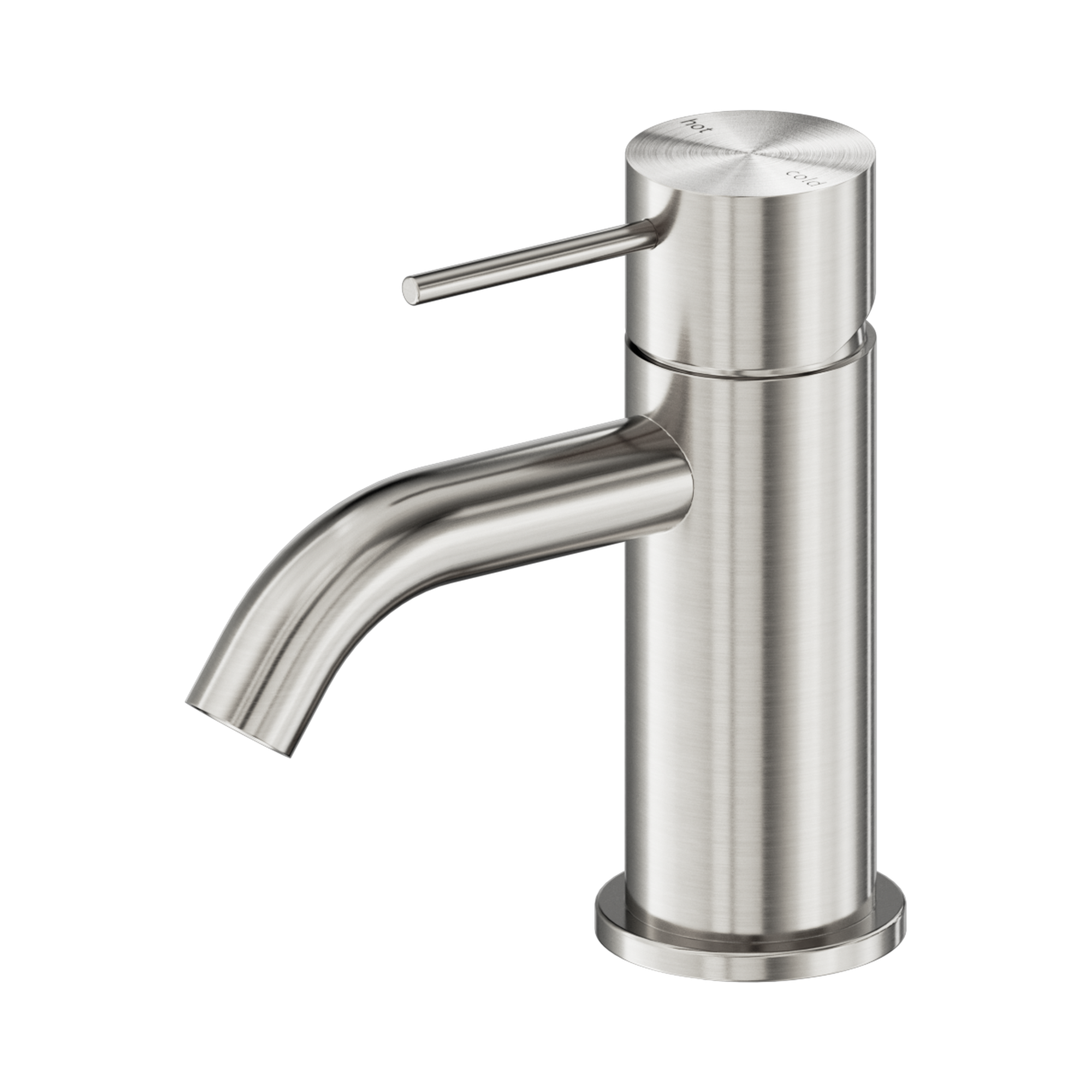NR221901 FBN Mecca Mini Basin Mixer Brushed Nickel image 1