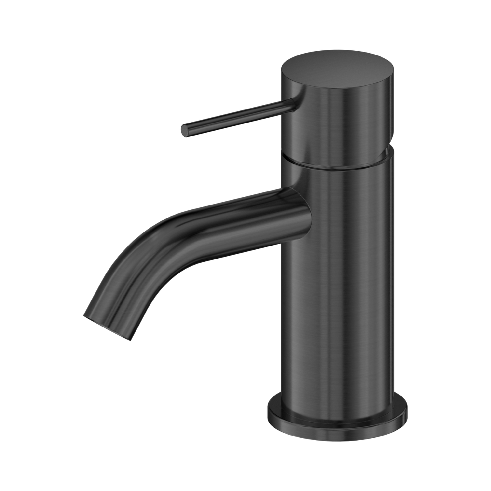 NR221901 FGM Mecca Mini Basin Mixer Gun Metal image 1