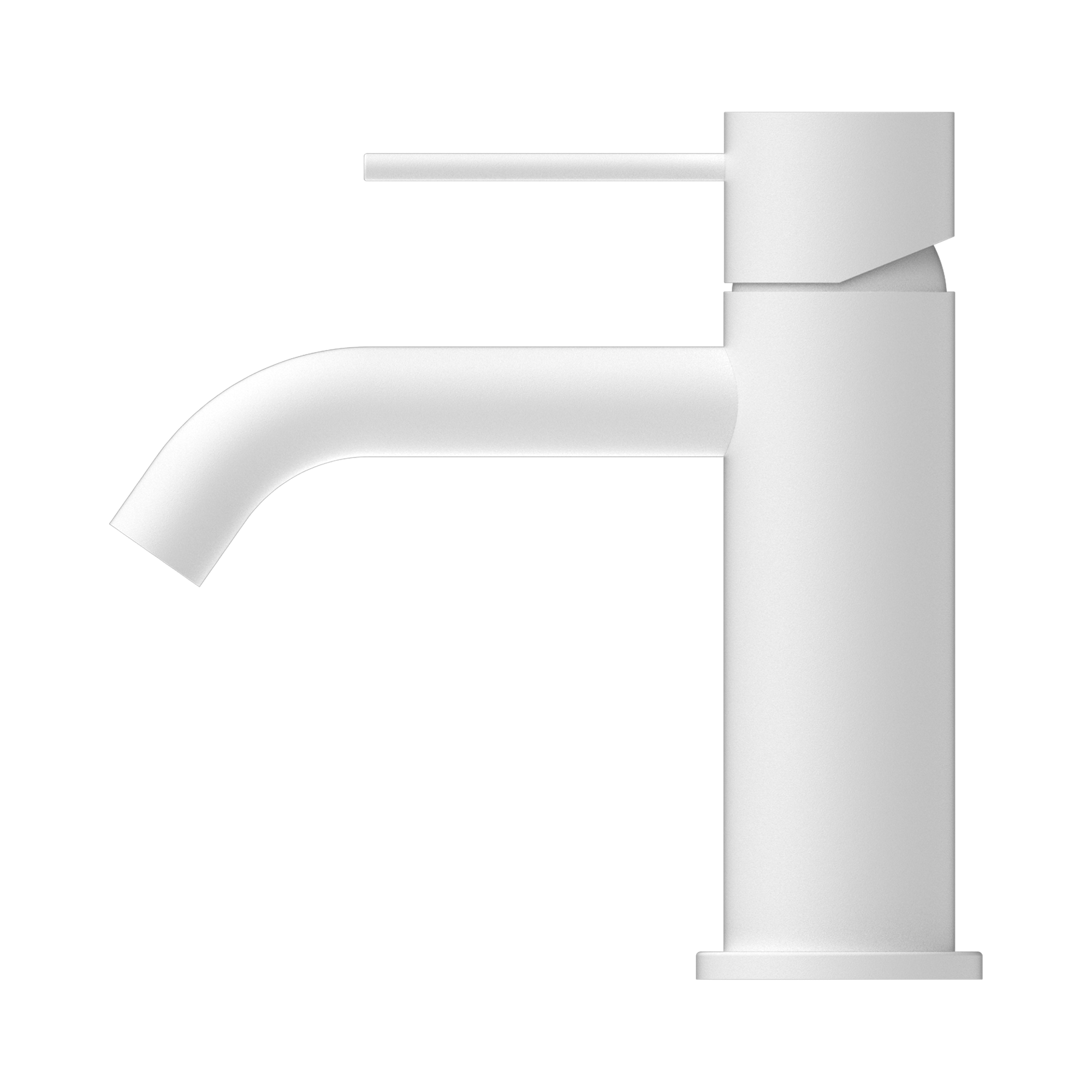 NR221901 MW Mecca Basin Mixer Matte White image 2