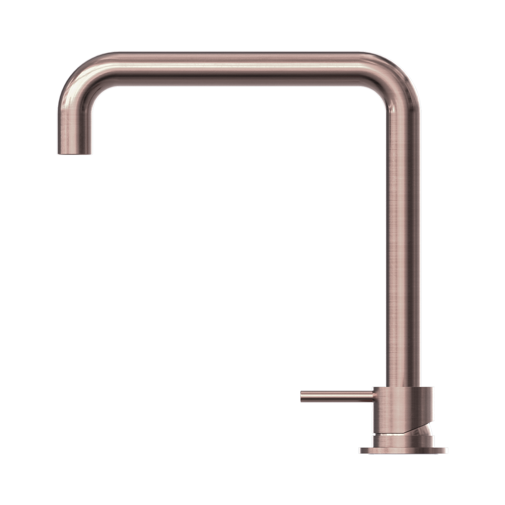 NR221901c BZ Mecca Hob Basin Mixer Square Swivel Spout Brushed Bronze image 3