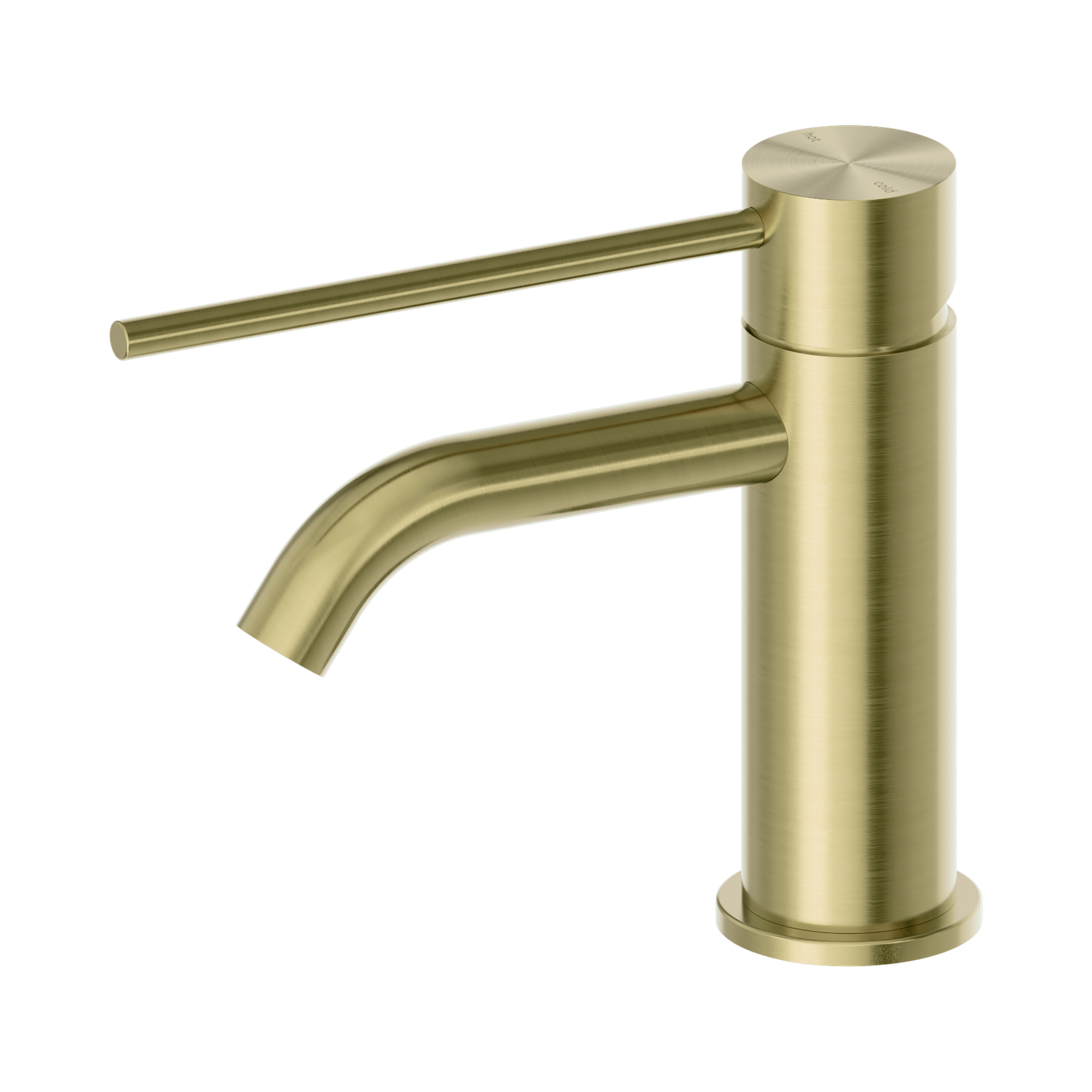 NR221901d BG Mecca Care Basin Mixer Brushed Gold image 1