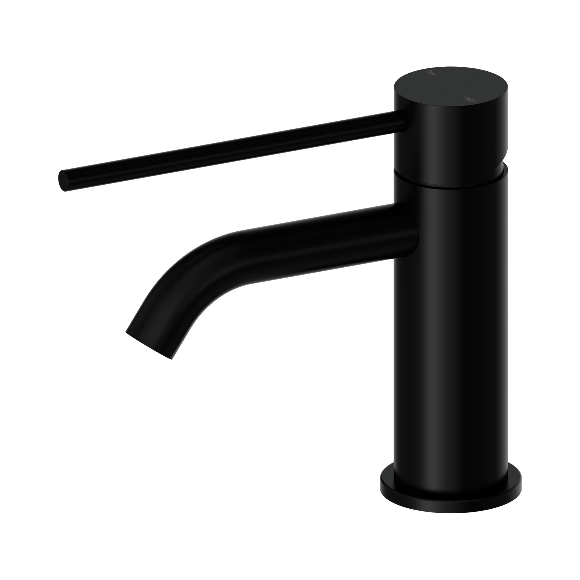 NR221901d MB Mecca Care Basin Mixer Matte Black image 1