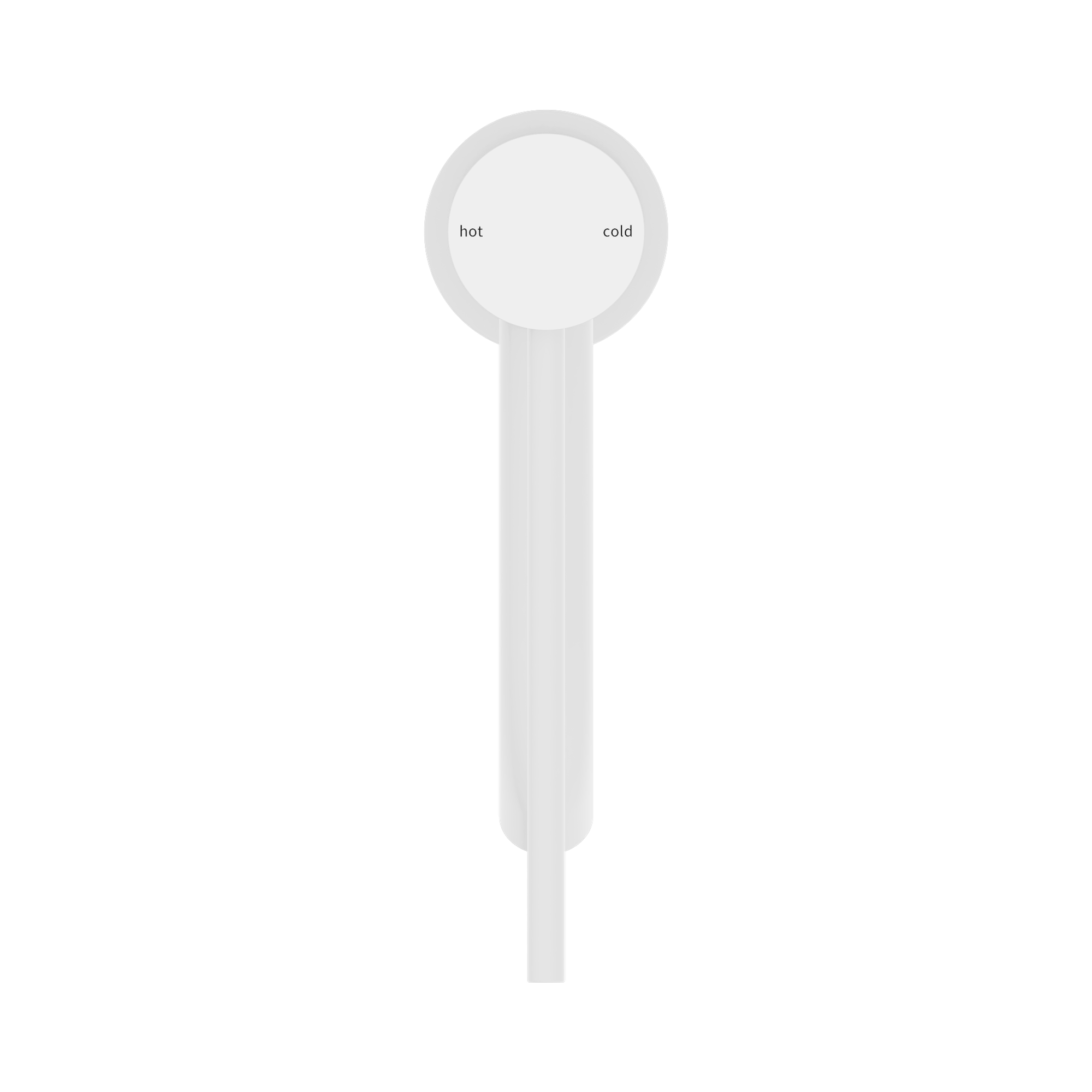 NR221901d MW Mecca Care Basin Mixer Matte White image 2