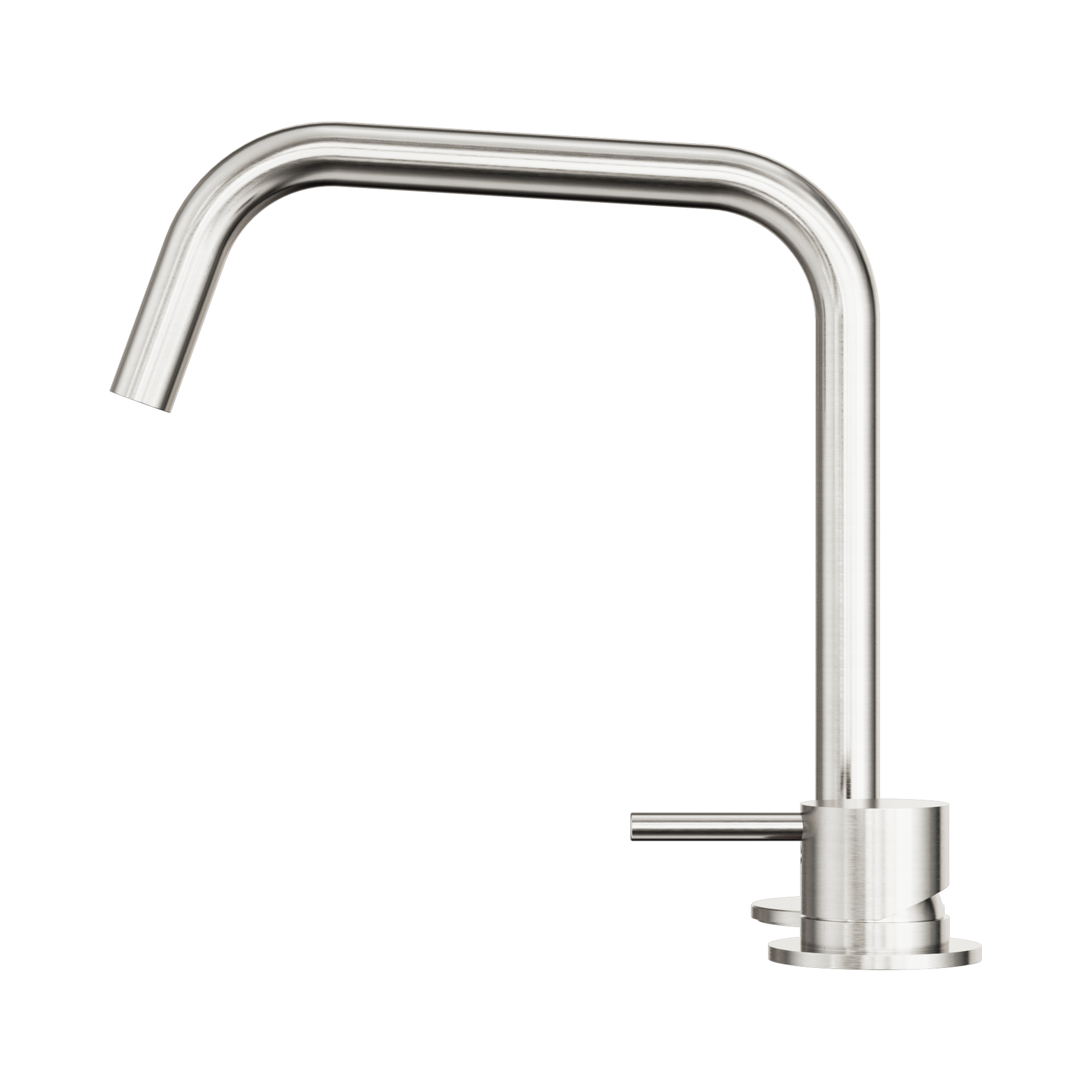 NR221901m BN Mecca Hob Bath Kitchen Mixer Set Edge Spout II Brushed Nickel image 2