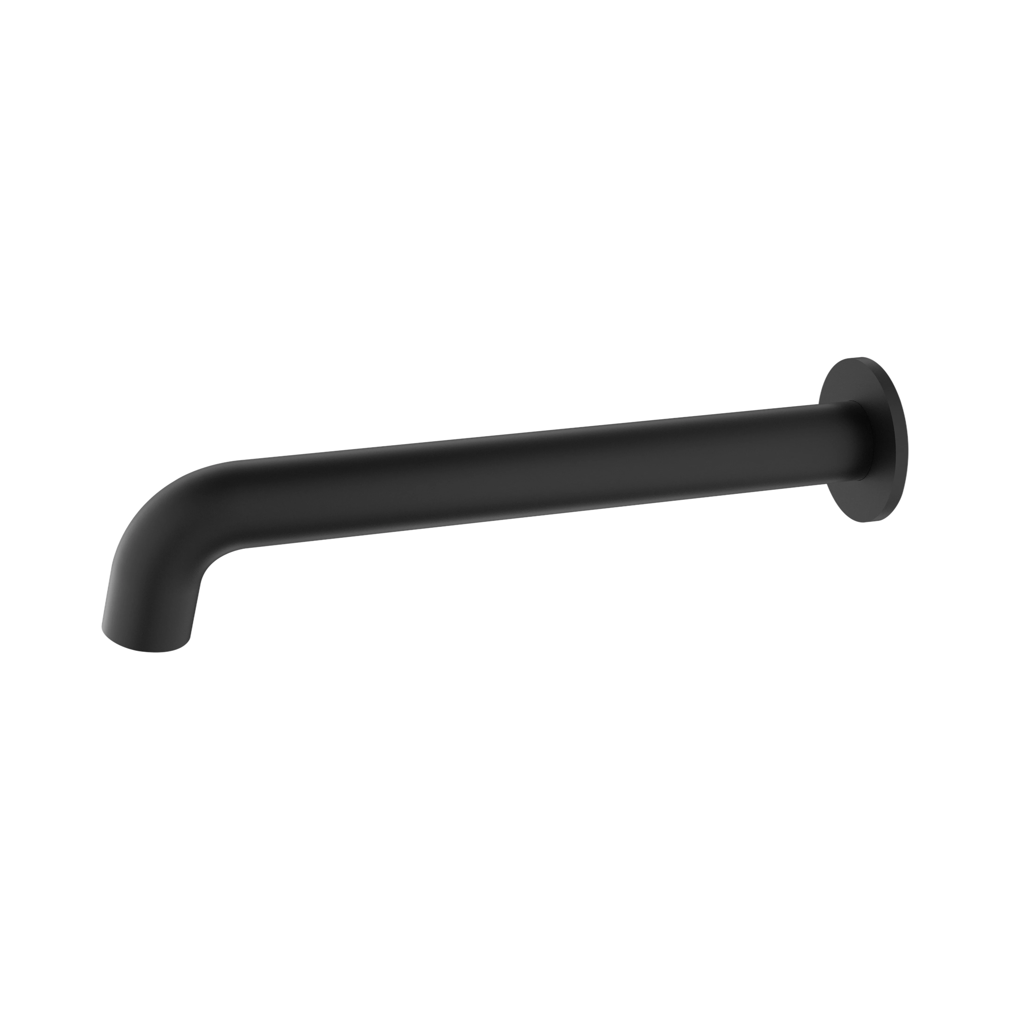 NR221903160 MB Mecca Basin Bath Spout Only 160 MM Matte Black image 1