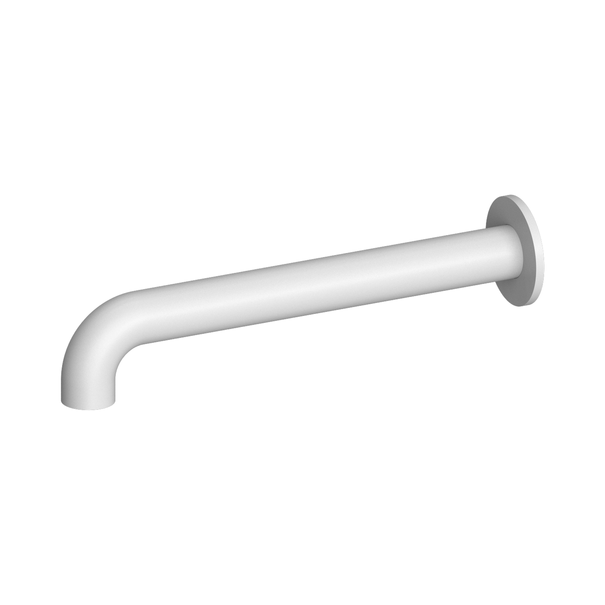 NR221903215 MW Mecca Basin Bath Spout Only 215mm Matte White image 1