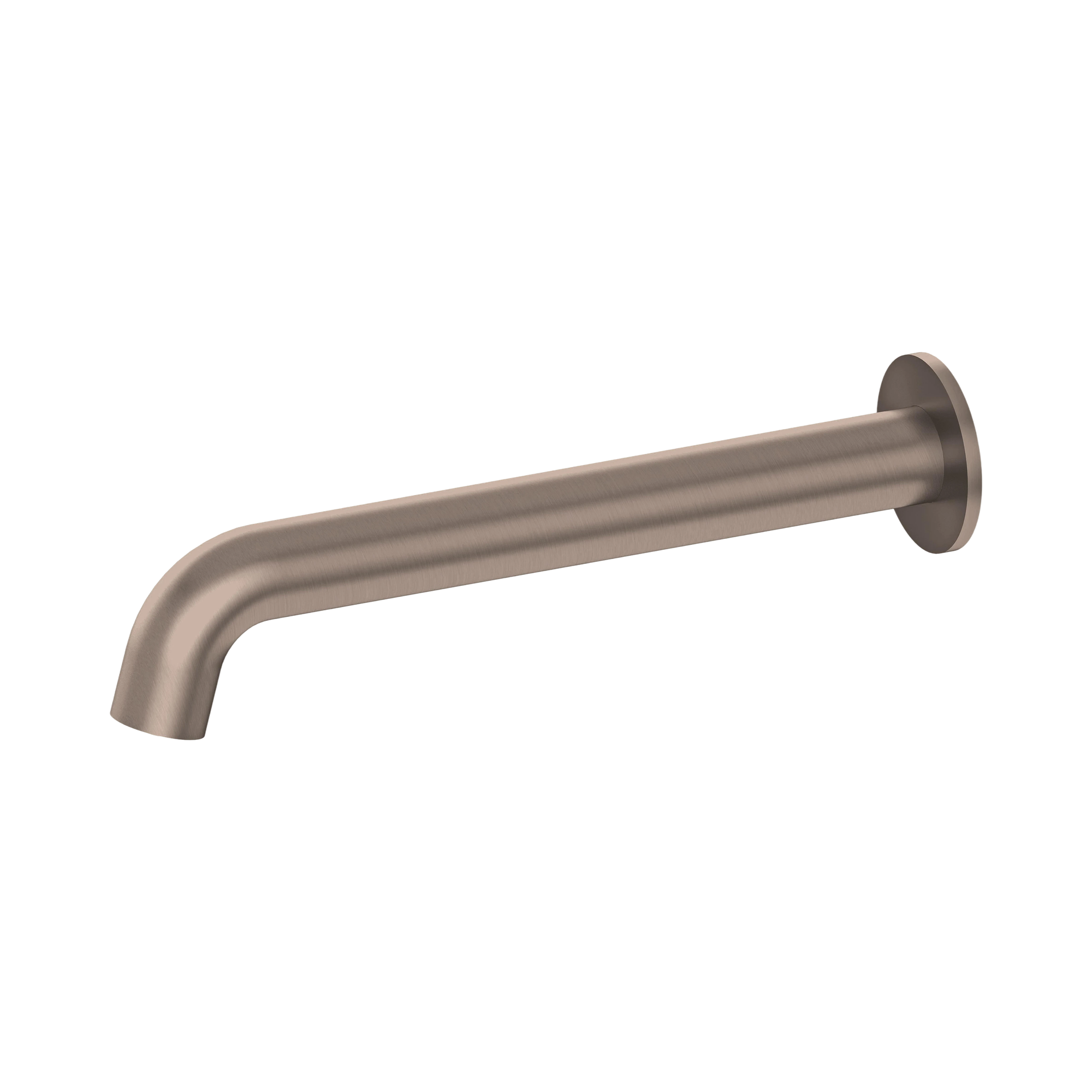 NR221903250 BZ Mecca Basin Bath Spout Only 250mm Brushed Bronze image 1