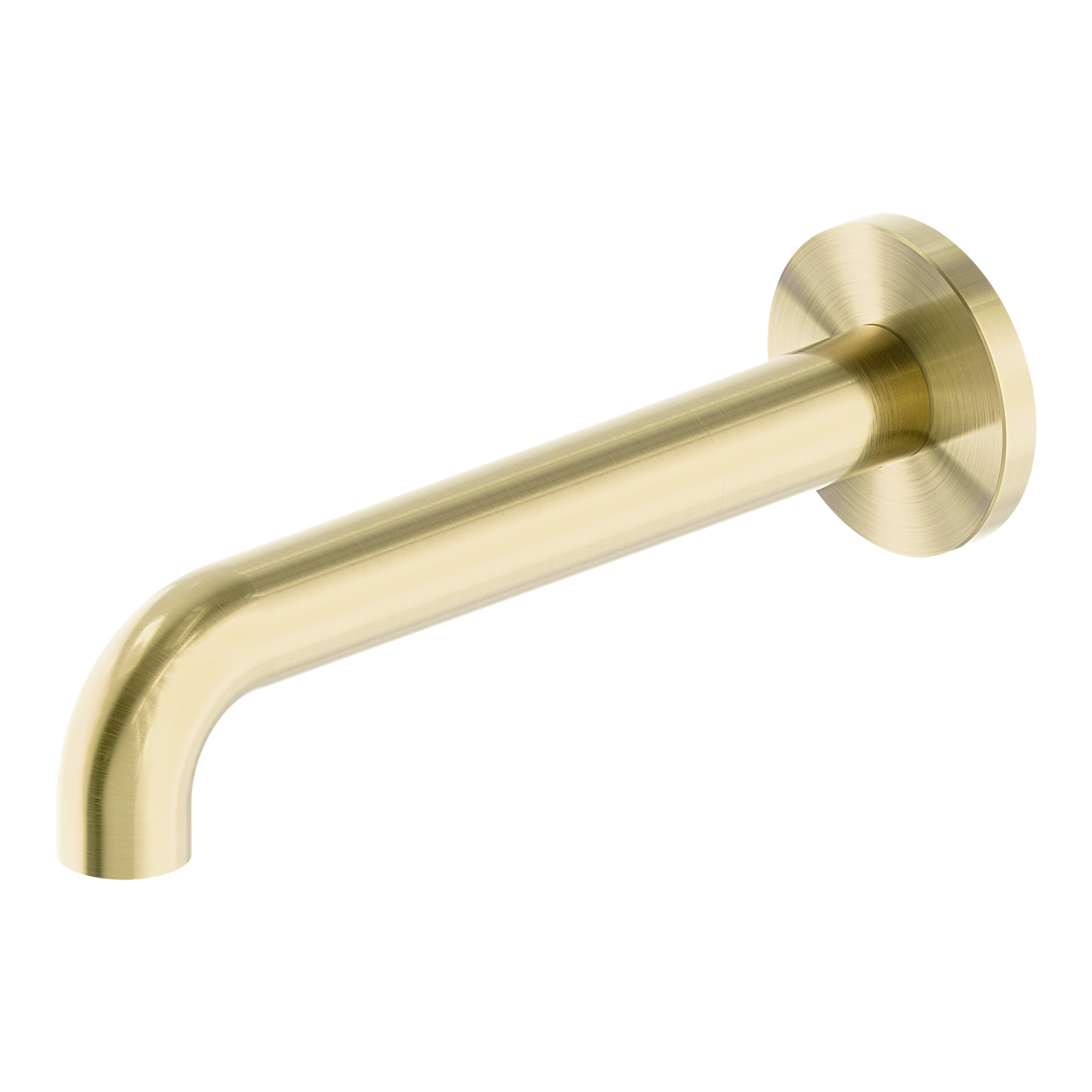 NR221903 C230 BG Mecca Basin Bath Spout Only 230mm Brushed Gold image 1