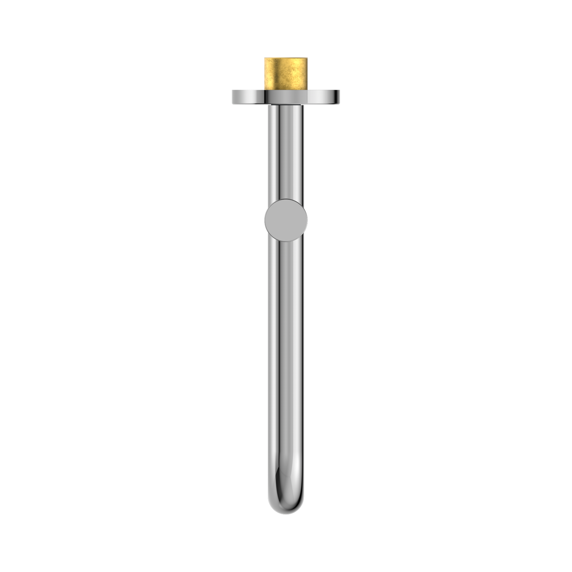 NR221903 GCH Mecca Wall Mounted Swivel Bath Spout Only 225mm Chrome image 2