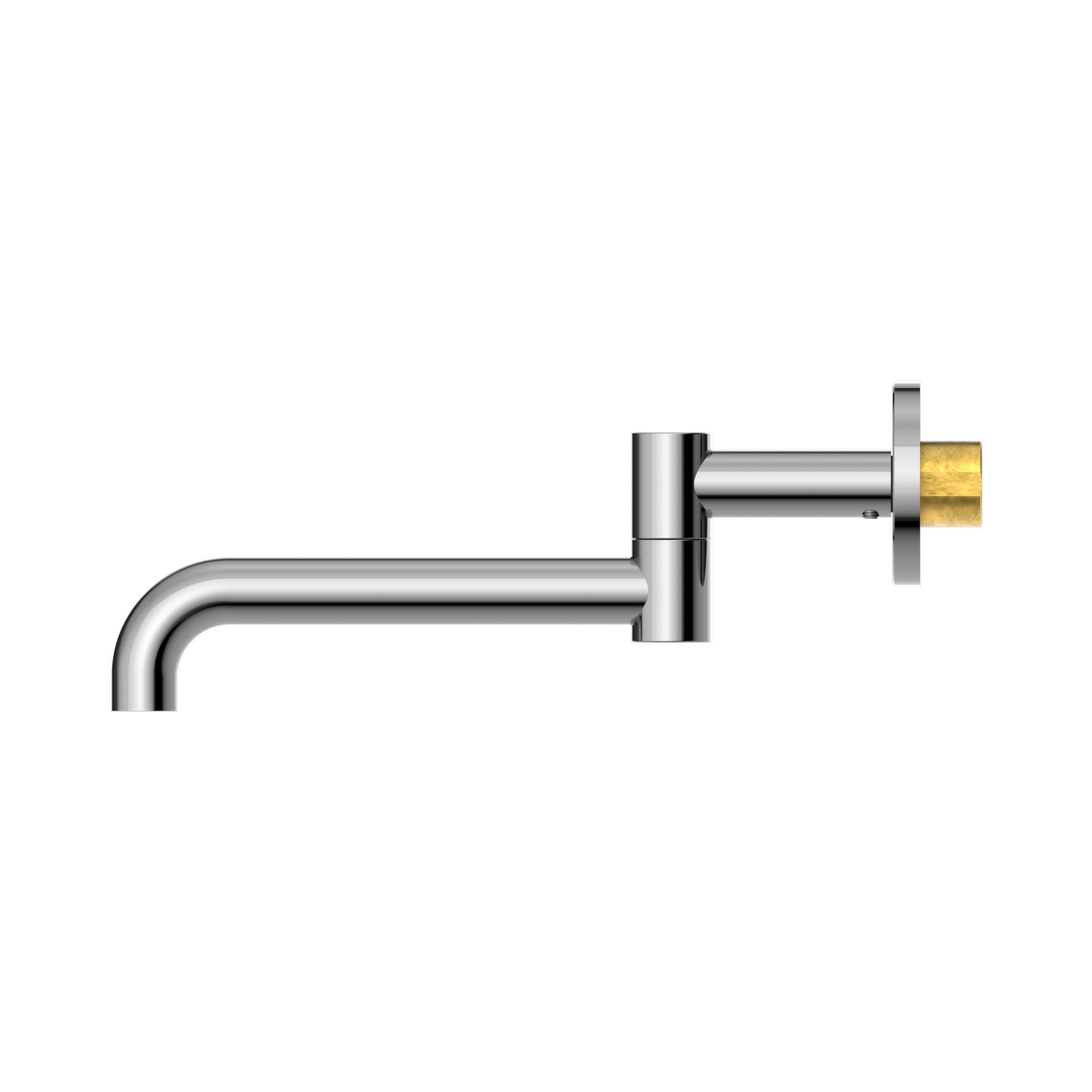 NR221903 GCH Mecca Wall Mounted Swivel Bath Spout Only 225mm Chrome image 3