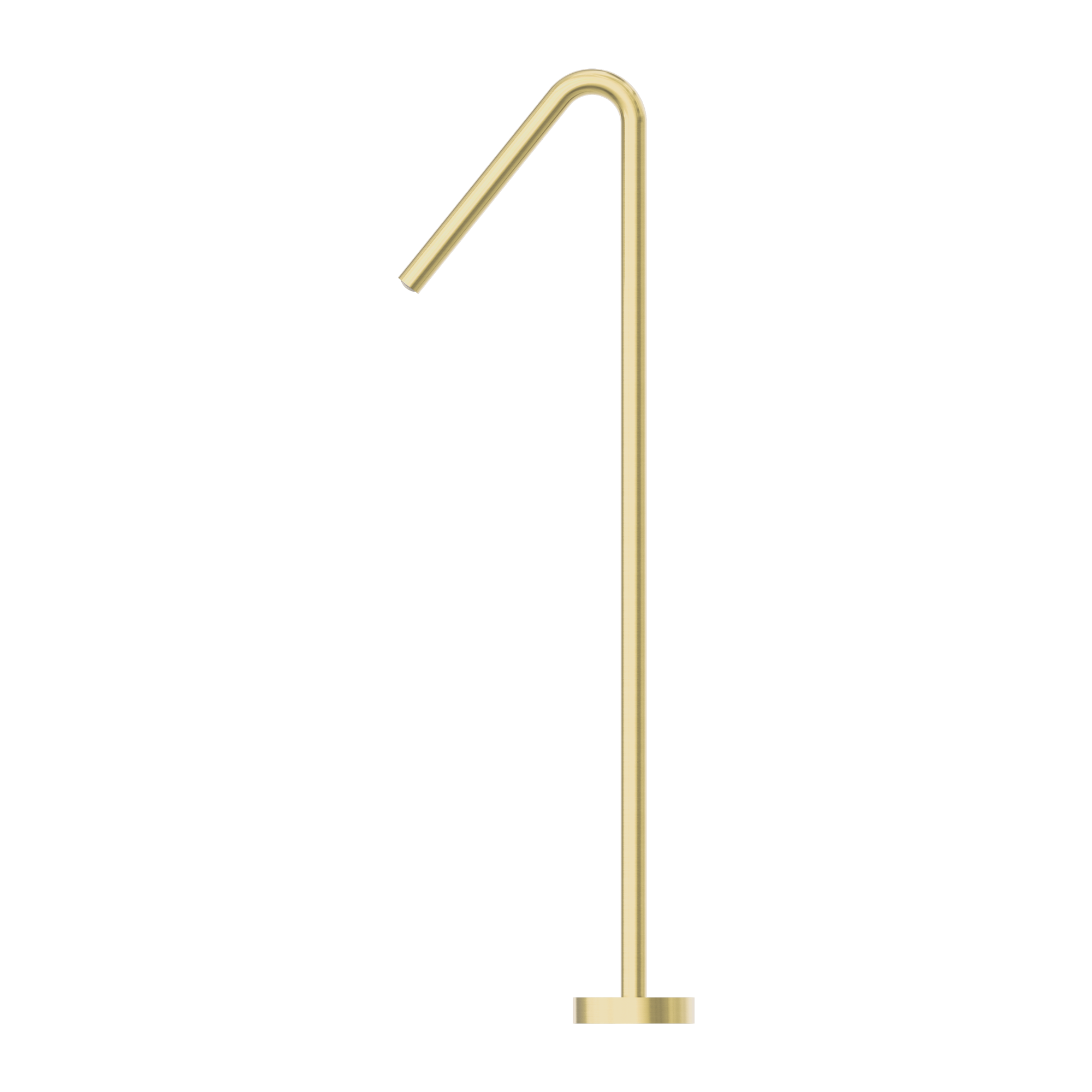 NR221903a BG Mecca Freestanding Bath Spout Only Brushed Gold image 3