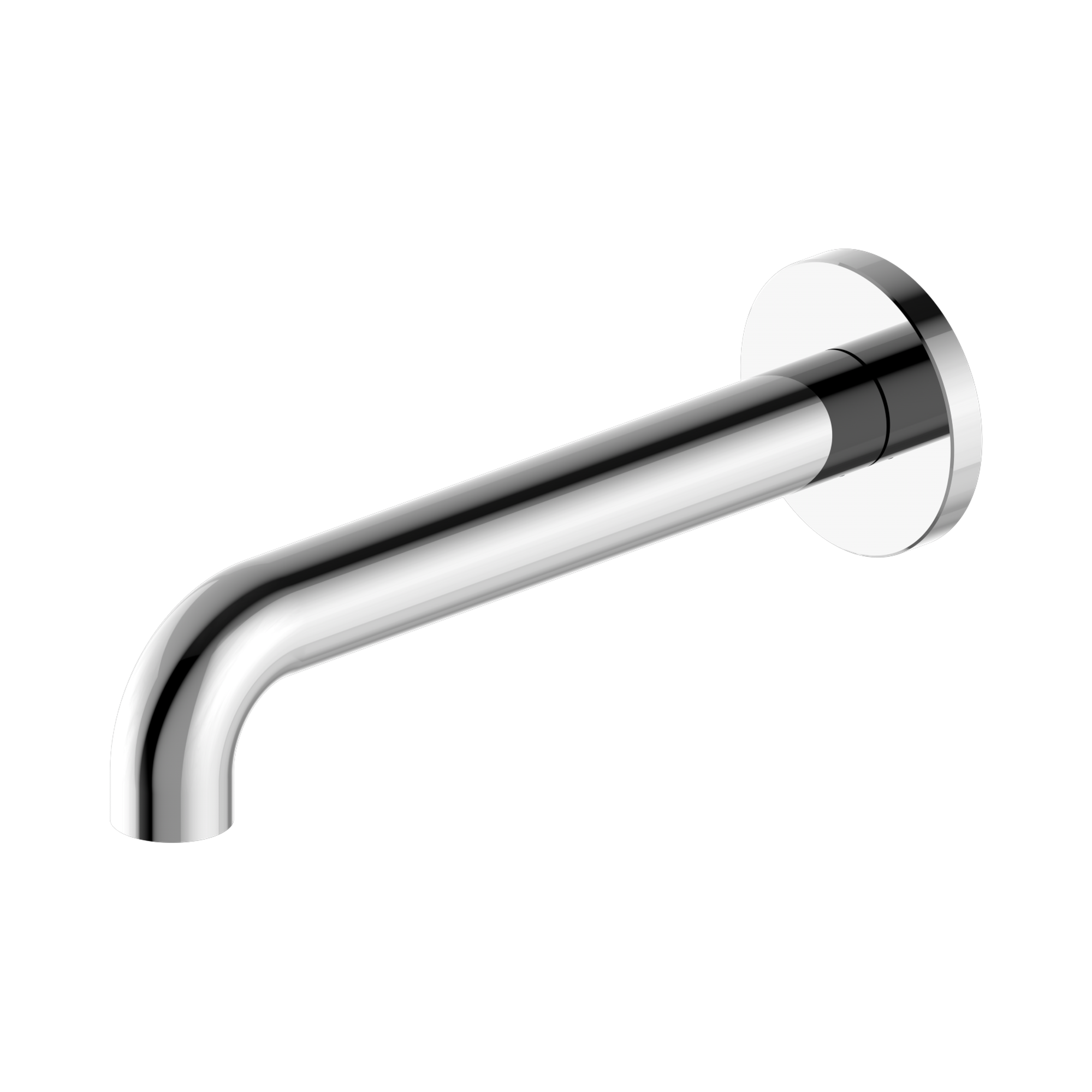 NR221903c185 CH Mecca Basin Bath Spout Only 185mm Chrome image 1