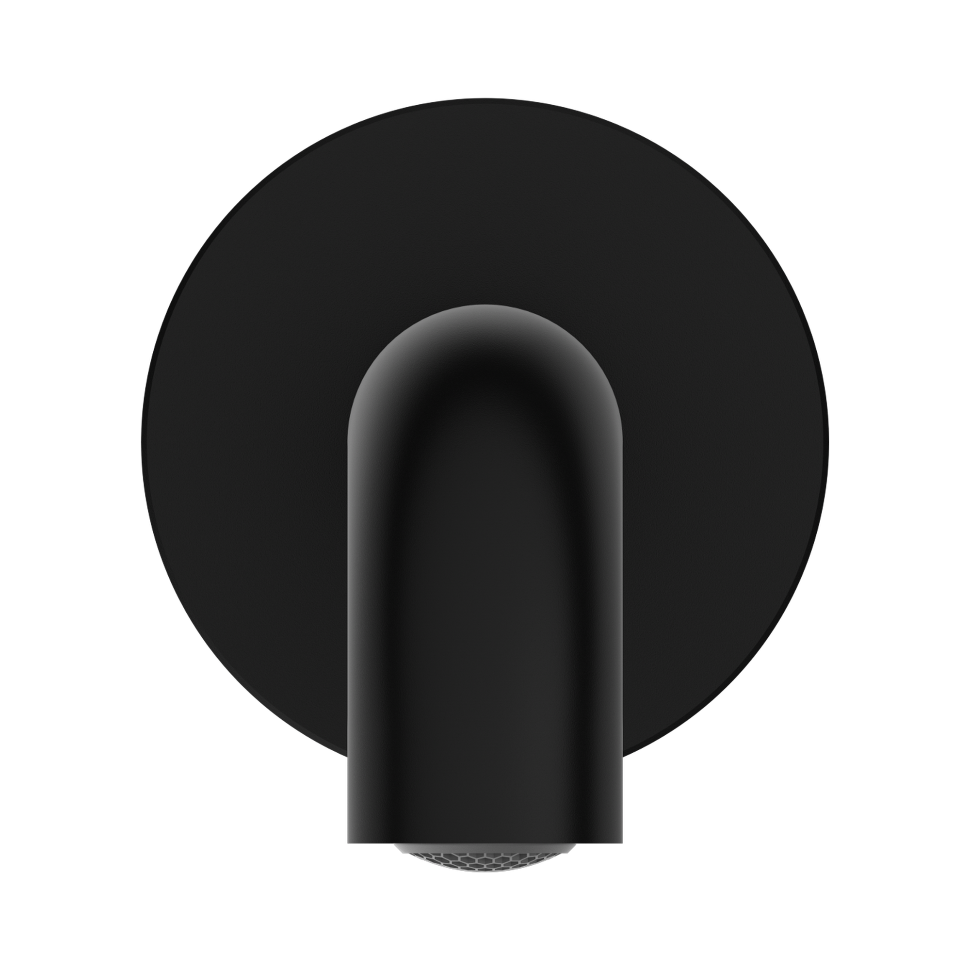 NR221903c185 MB Mecca Basin Bath Spout Only 185mm Matte Black image 2