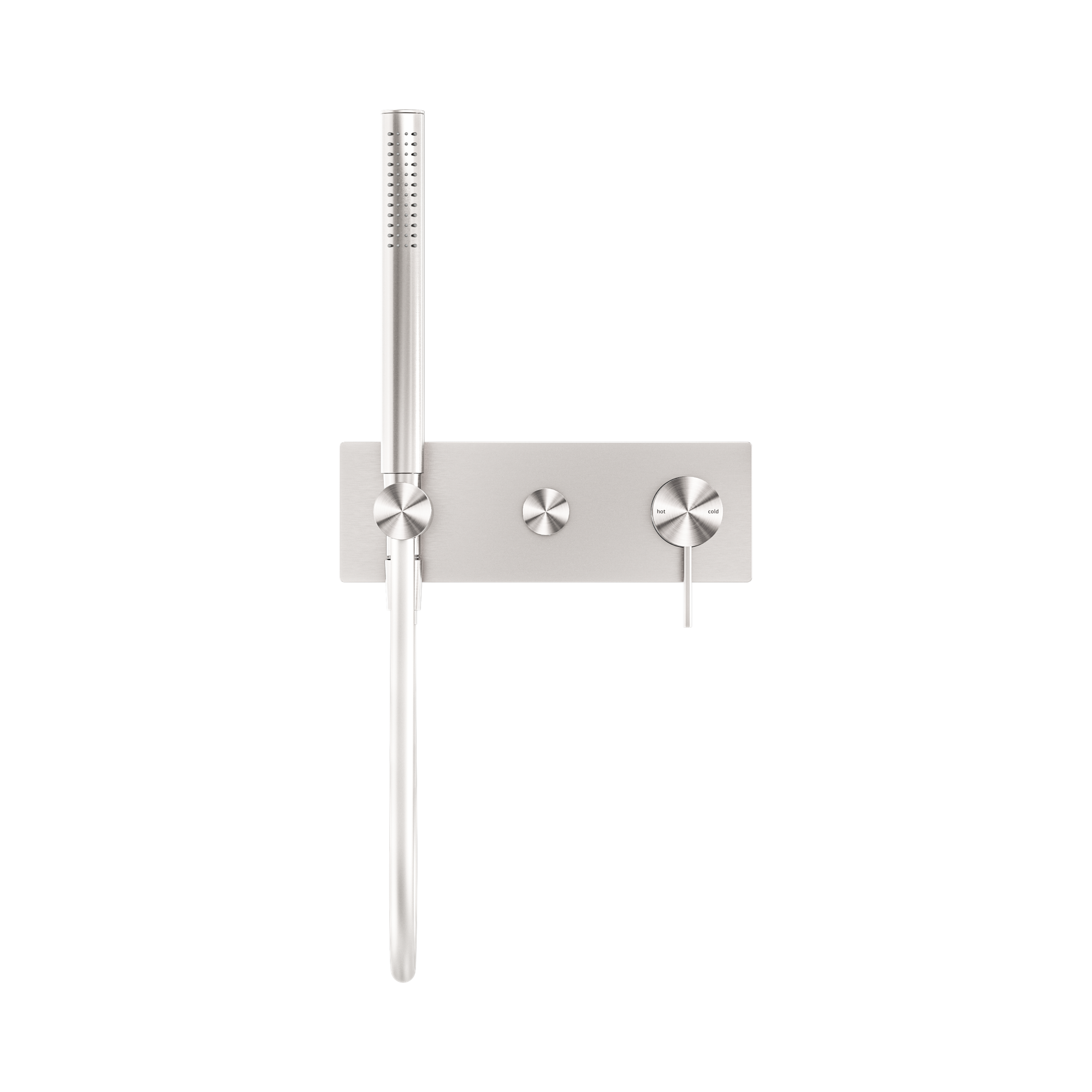 NR221903e BN Mecca Shower Mixer With Divertor System Brushed Nickel image 2
