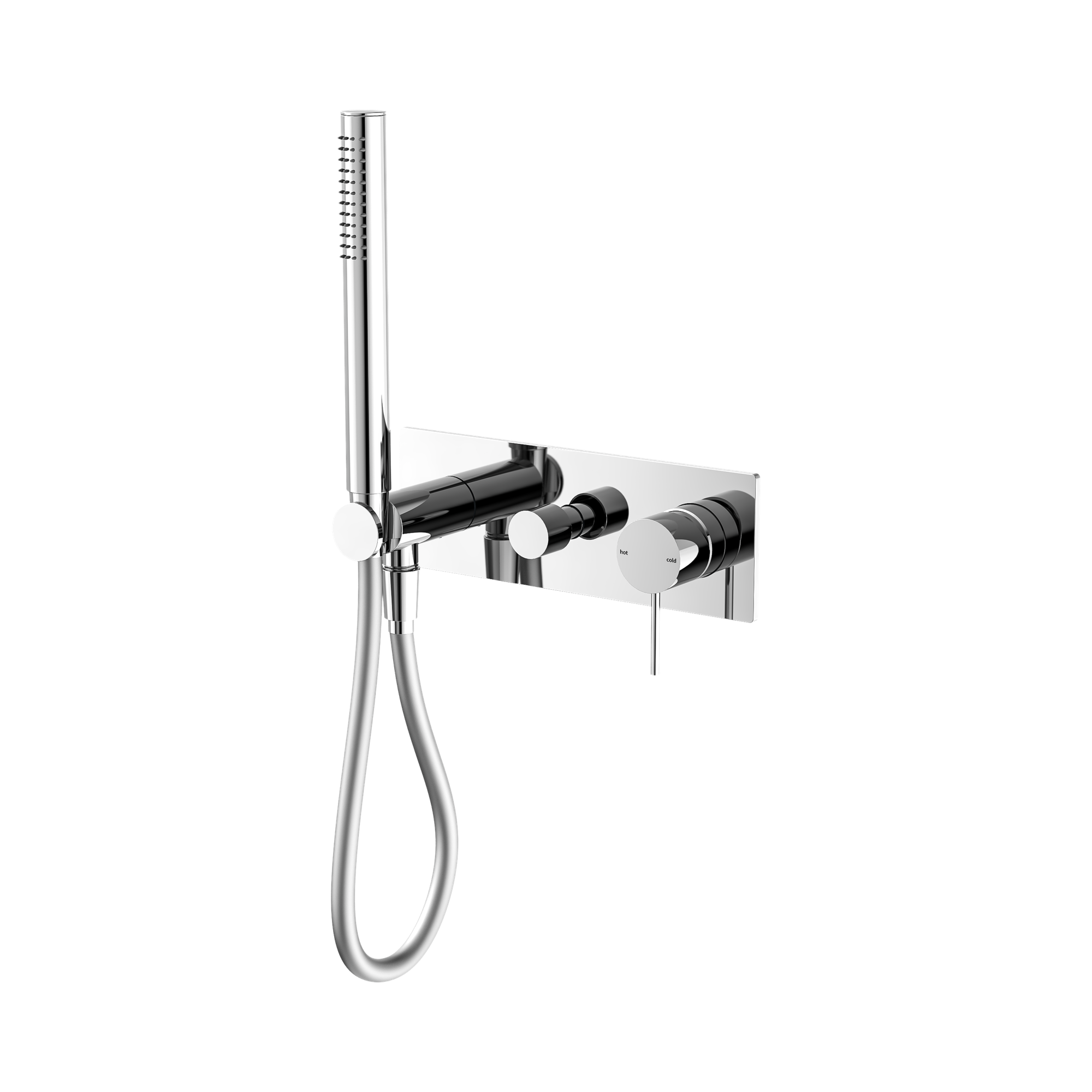 NR221903e CH Mecca Shower Mixer With Divertor System Chrome image 1
