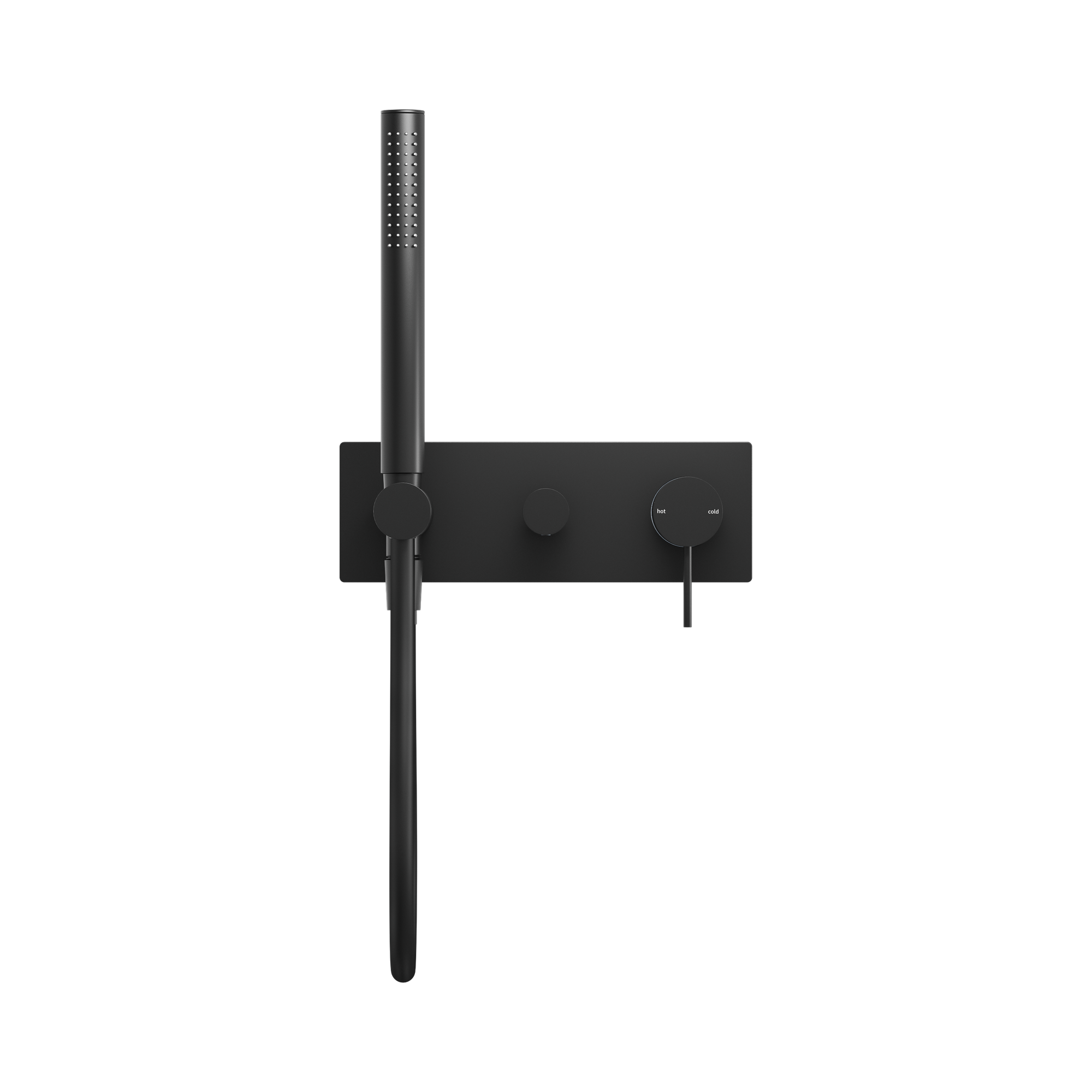 NR221903e MB Mecca Shower Mixer With Divertor System Matte Black image 2