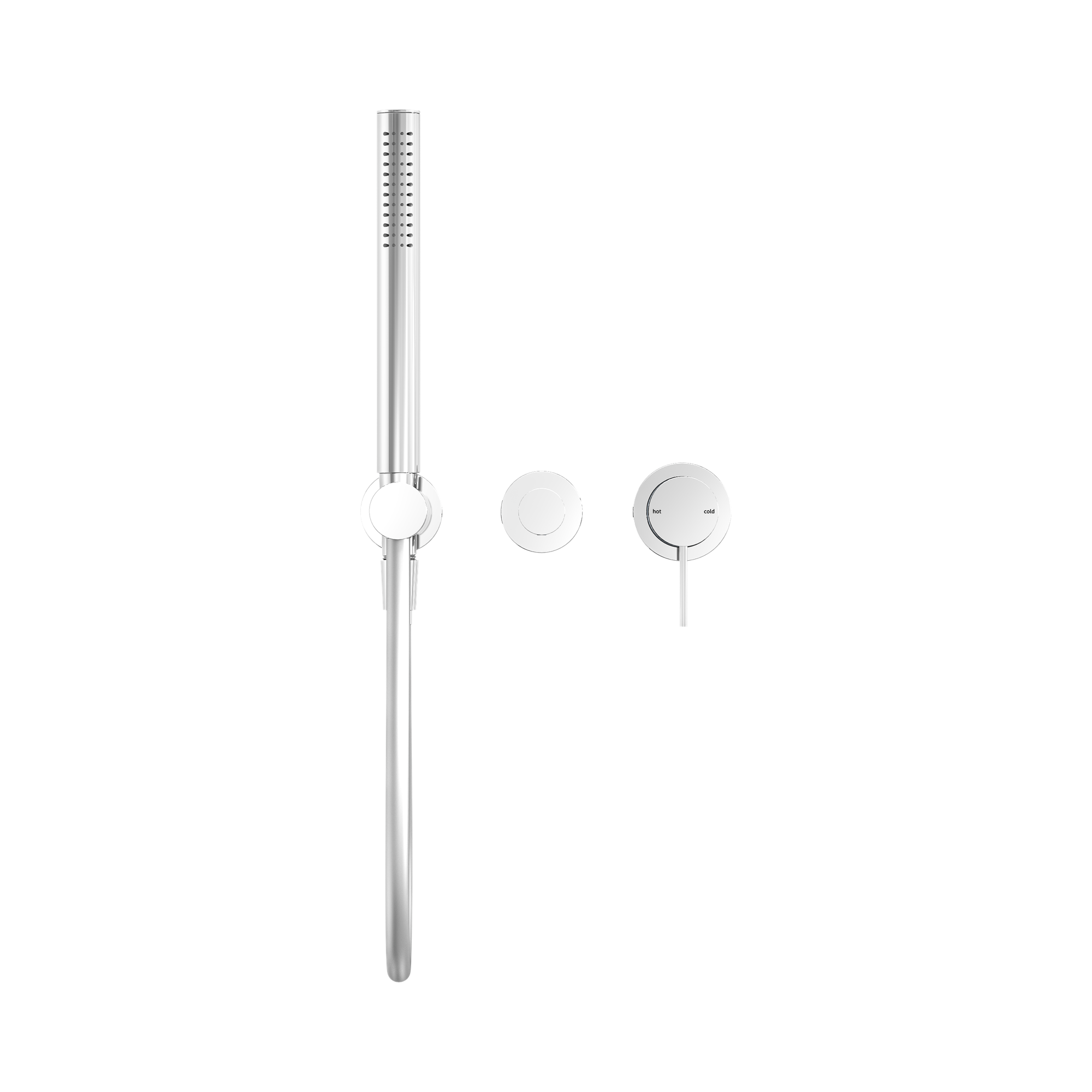 NR221903f CH Mecca Shower Mixer With Divertor System Seperate Back Plate Chrome image 2