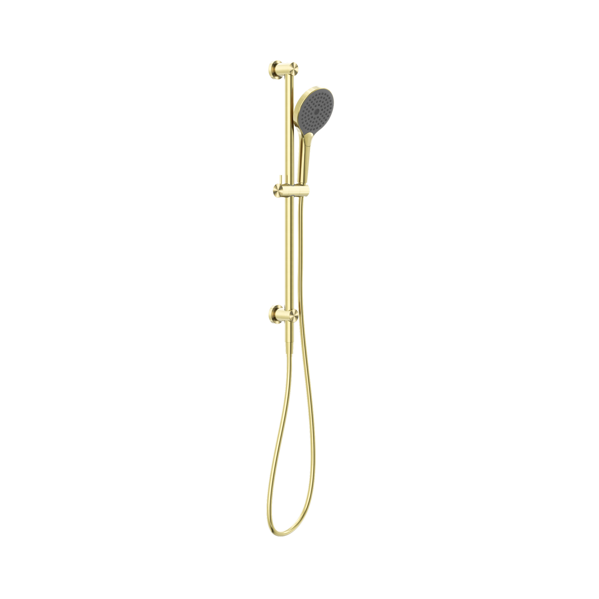 NR221905 GBG Mecca Shower Rail With Air Shower II Brushed Gold image 1
