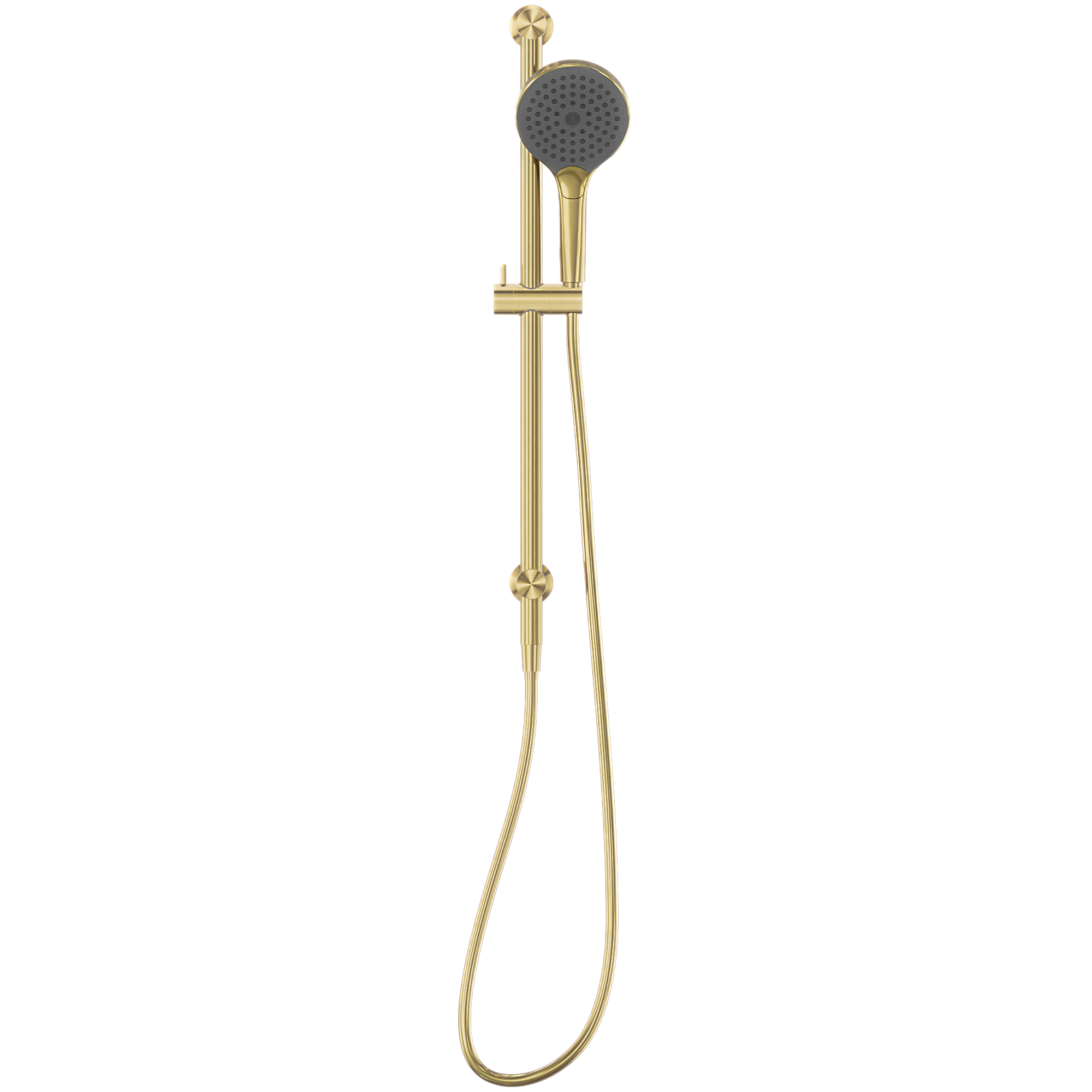 NR221905 GBG Mecca Shower Rail With Air Shower II Brushed Gold image 2