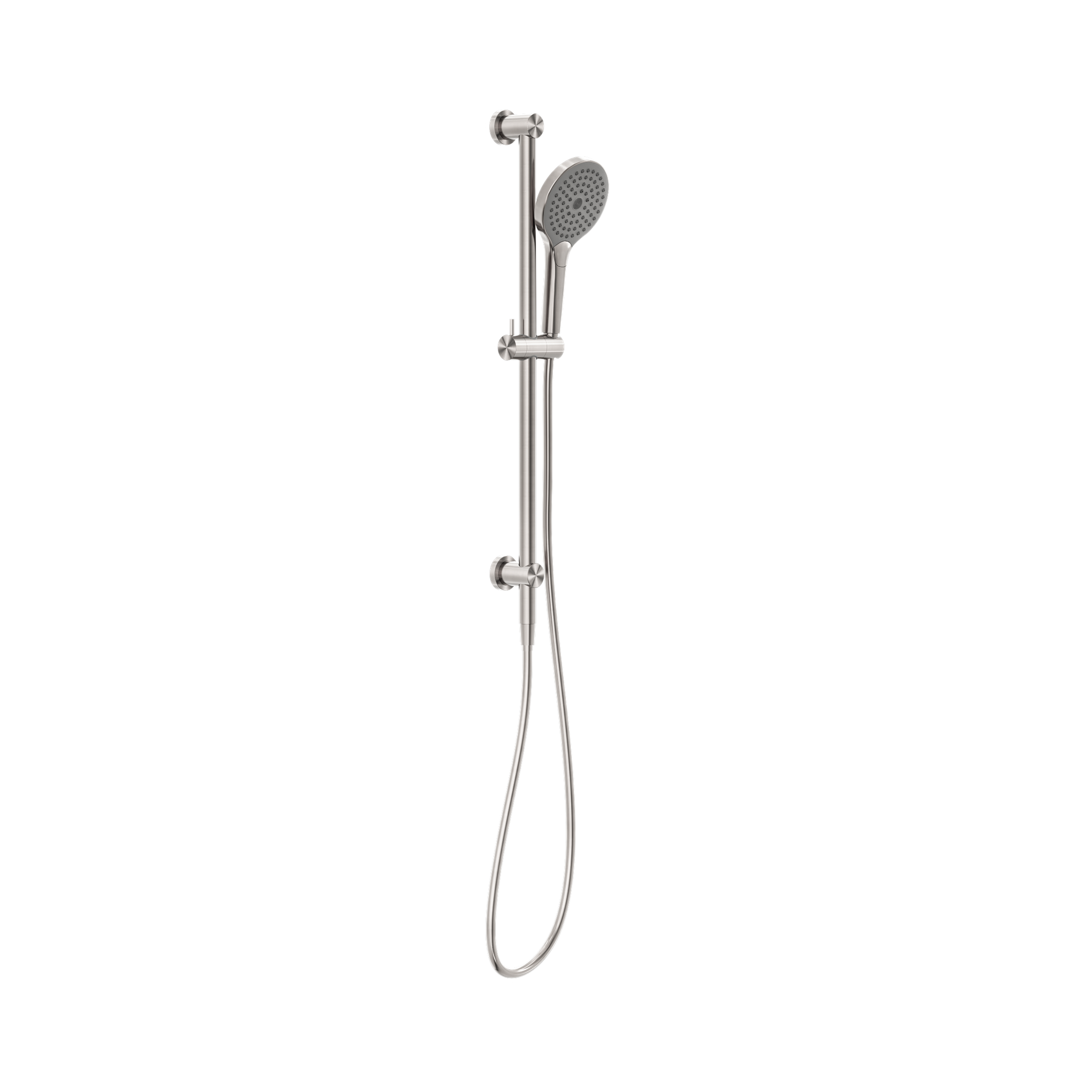 NR221905 GBN Mecca Shower Rail With Air Shower II Brushed Nickel image 1