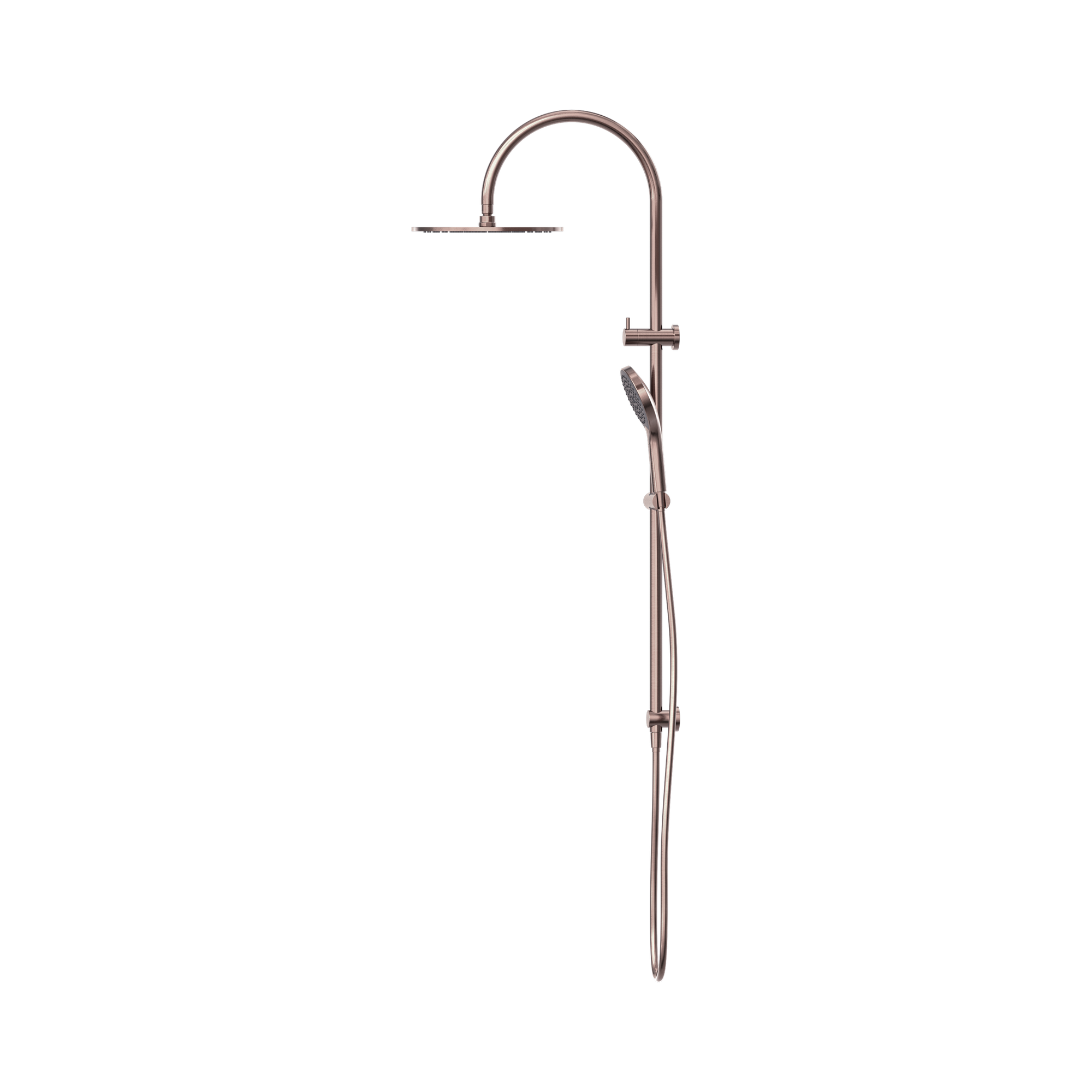 NR221905 HBZ Mecca Twin Shower With Air Shower II Brushed Bronze image 3
