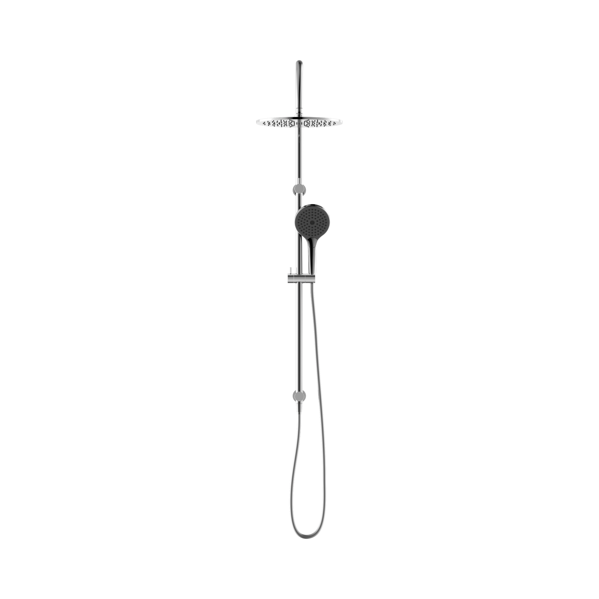 NR221905 HCH Mecca Twin Shower With Air Shower II Chrome image 2