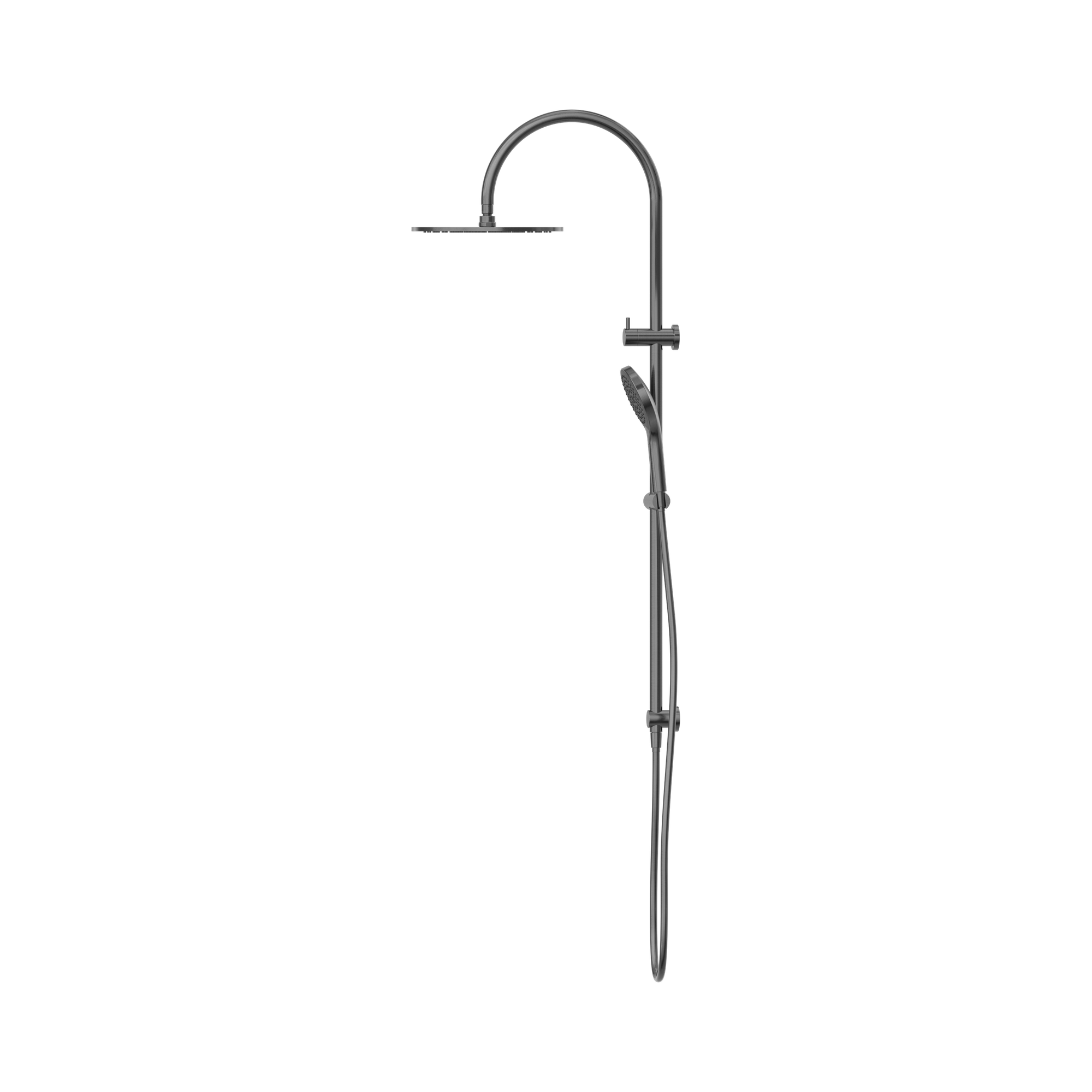NR221905 HGM Mecca Twin Shower With Air Shower II Gun Metal image 3